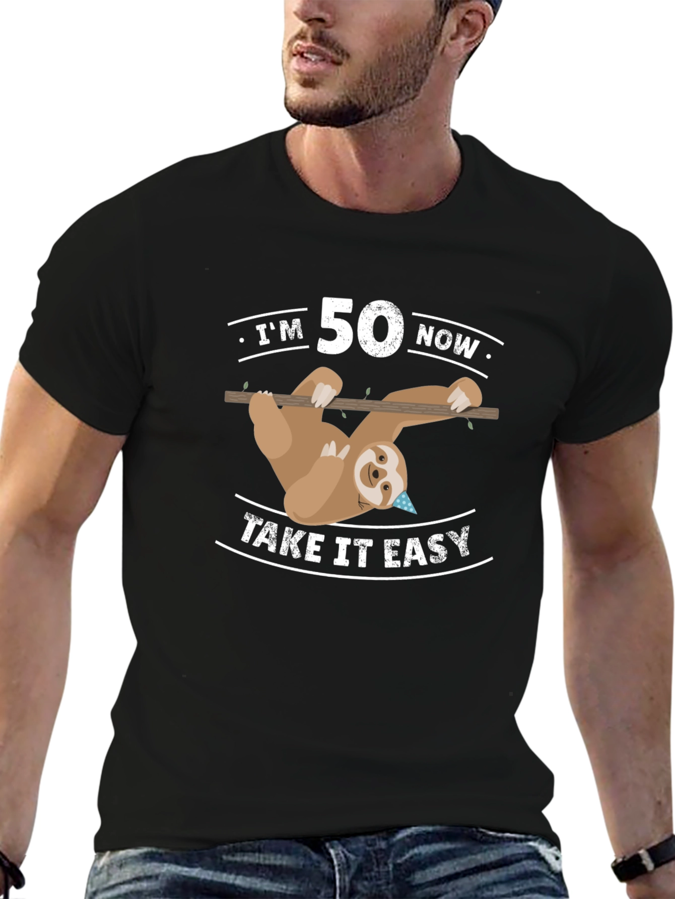 Funny 50th Birthday Sloth T-Shirt