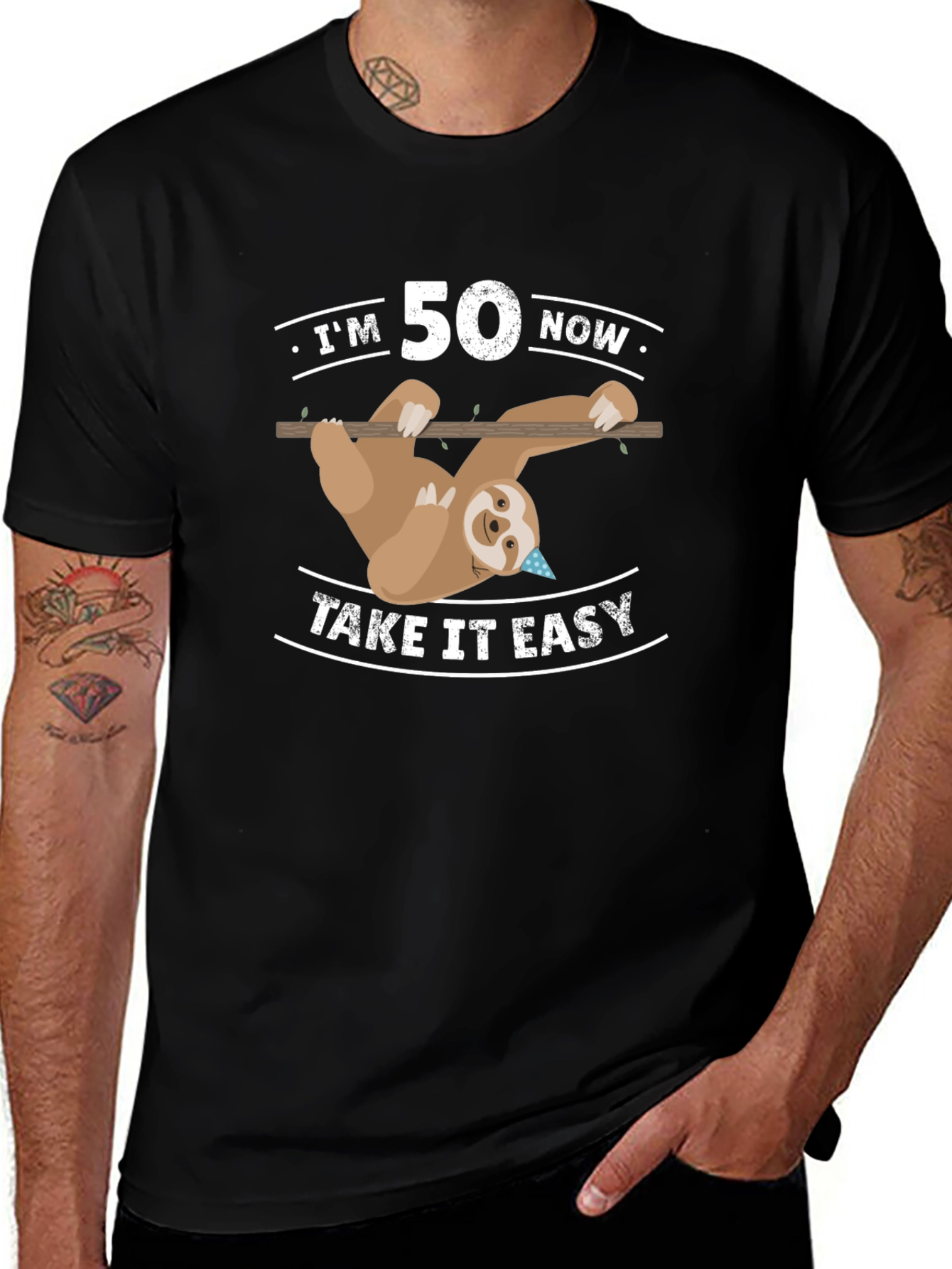 Funny 50th Birthday Sloth T-Shirt