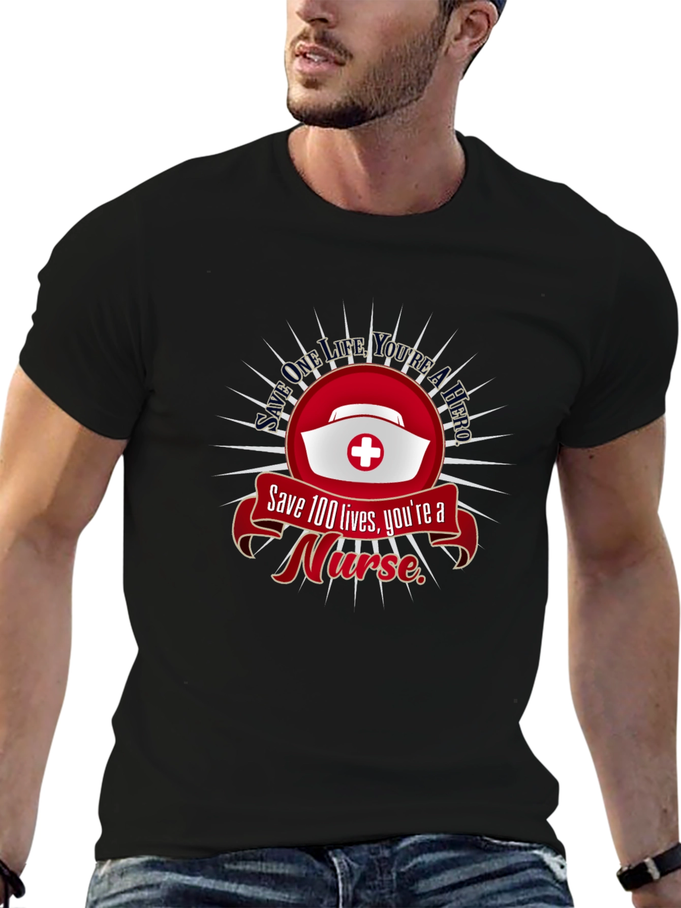Nurse Hero T-Shirt: Save Lives Apparel