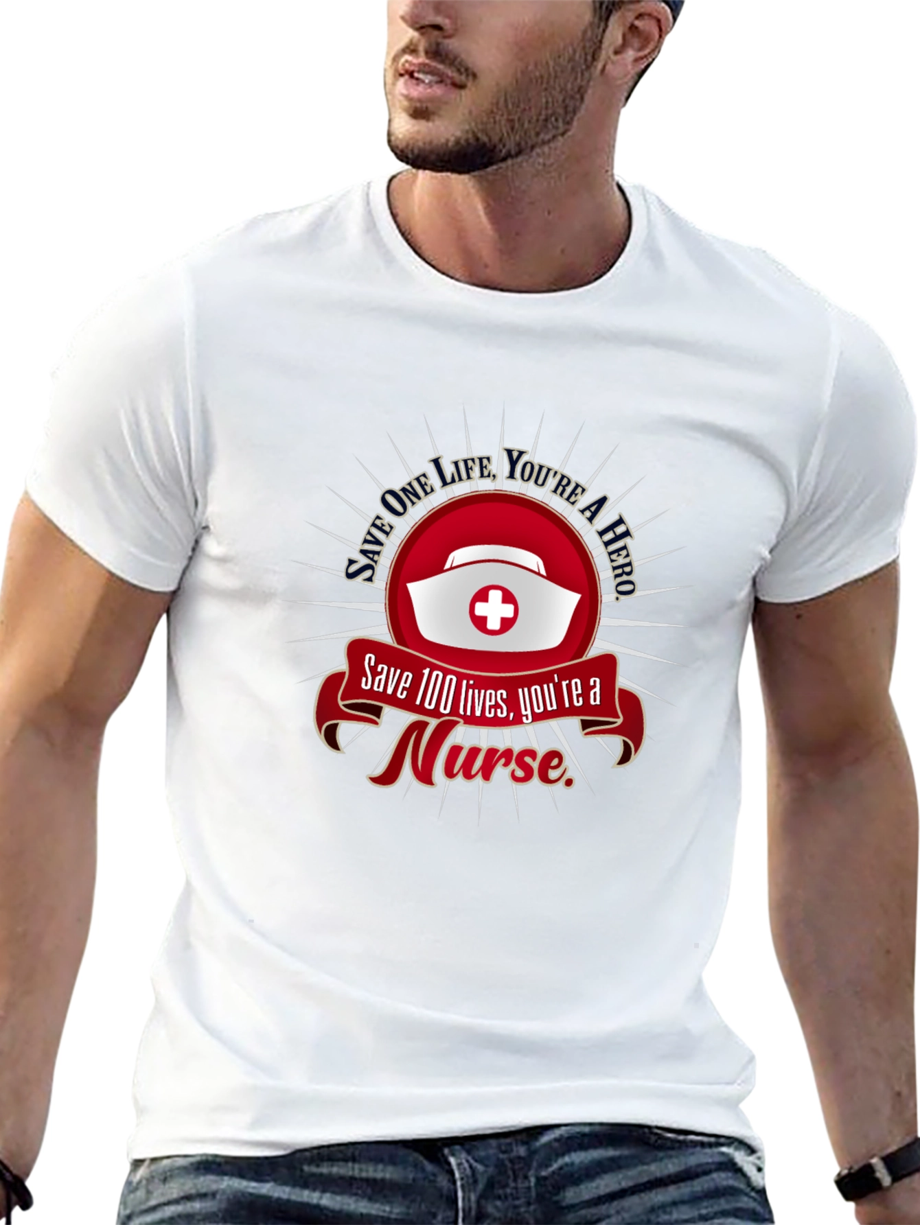 Nurse Hero T-Shirt: Save Lives Apparel