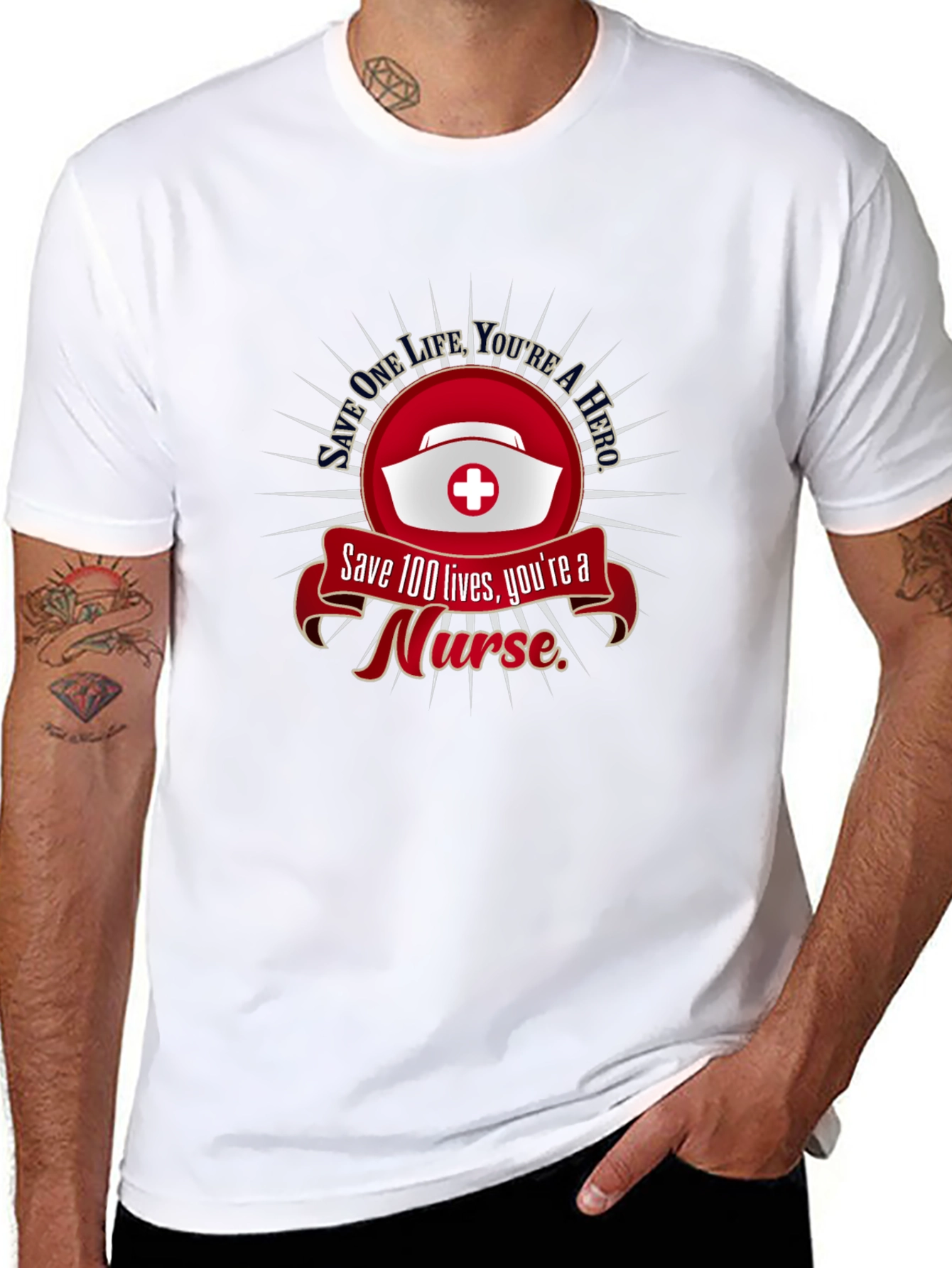 Nurse Hero T-Shirt: Save Lives Apparel