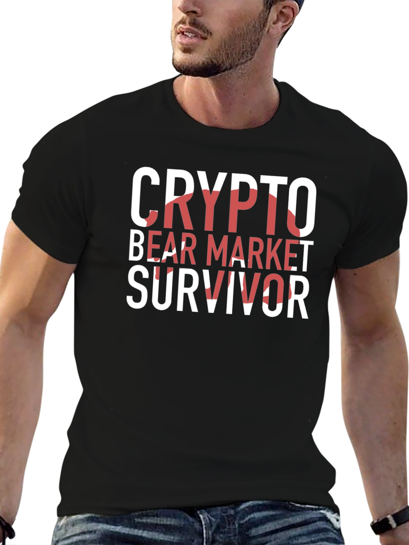 Crypto Bear Market Survivor Graphic Tee