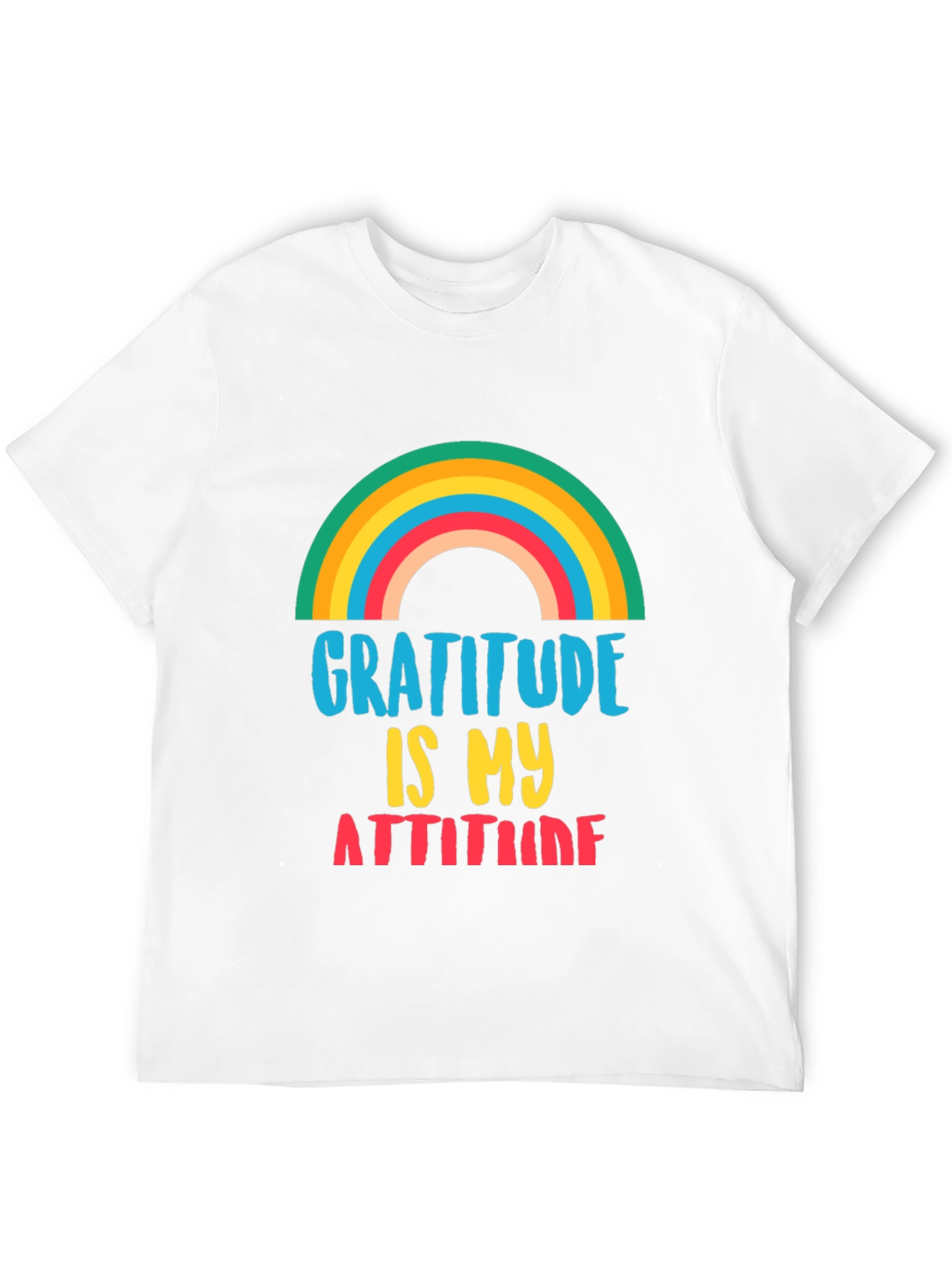 Gratitude is My Attitude Black T-Shirt