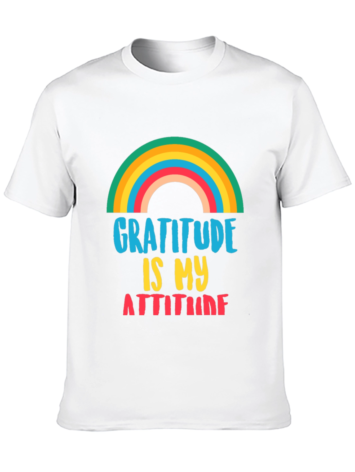 Gratitude is My Attitude Black T-Shirt