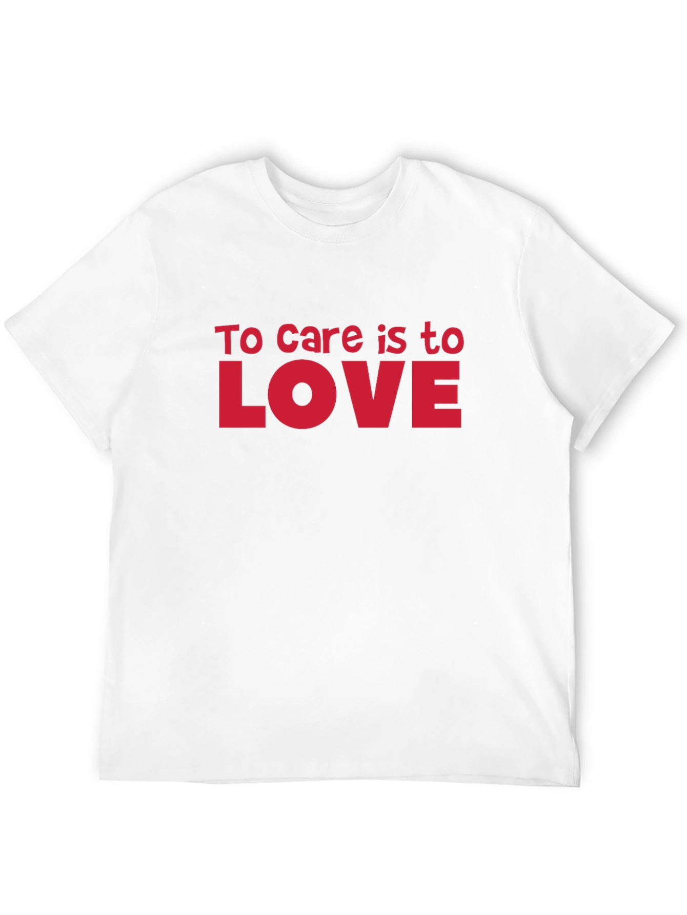 To Care Is To Love Black T-Shirt