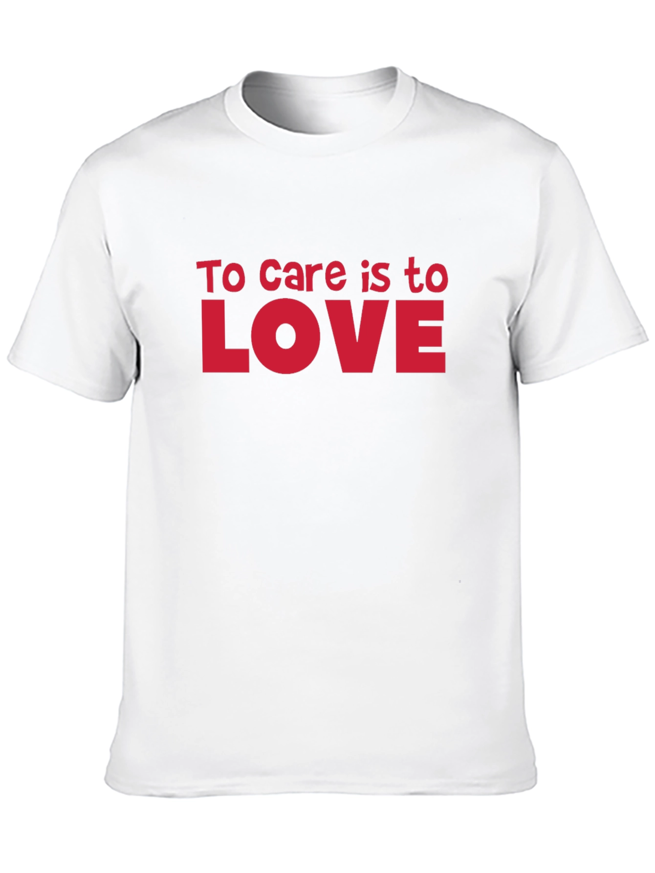 To Care Is To Love Black T-Shirt