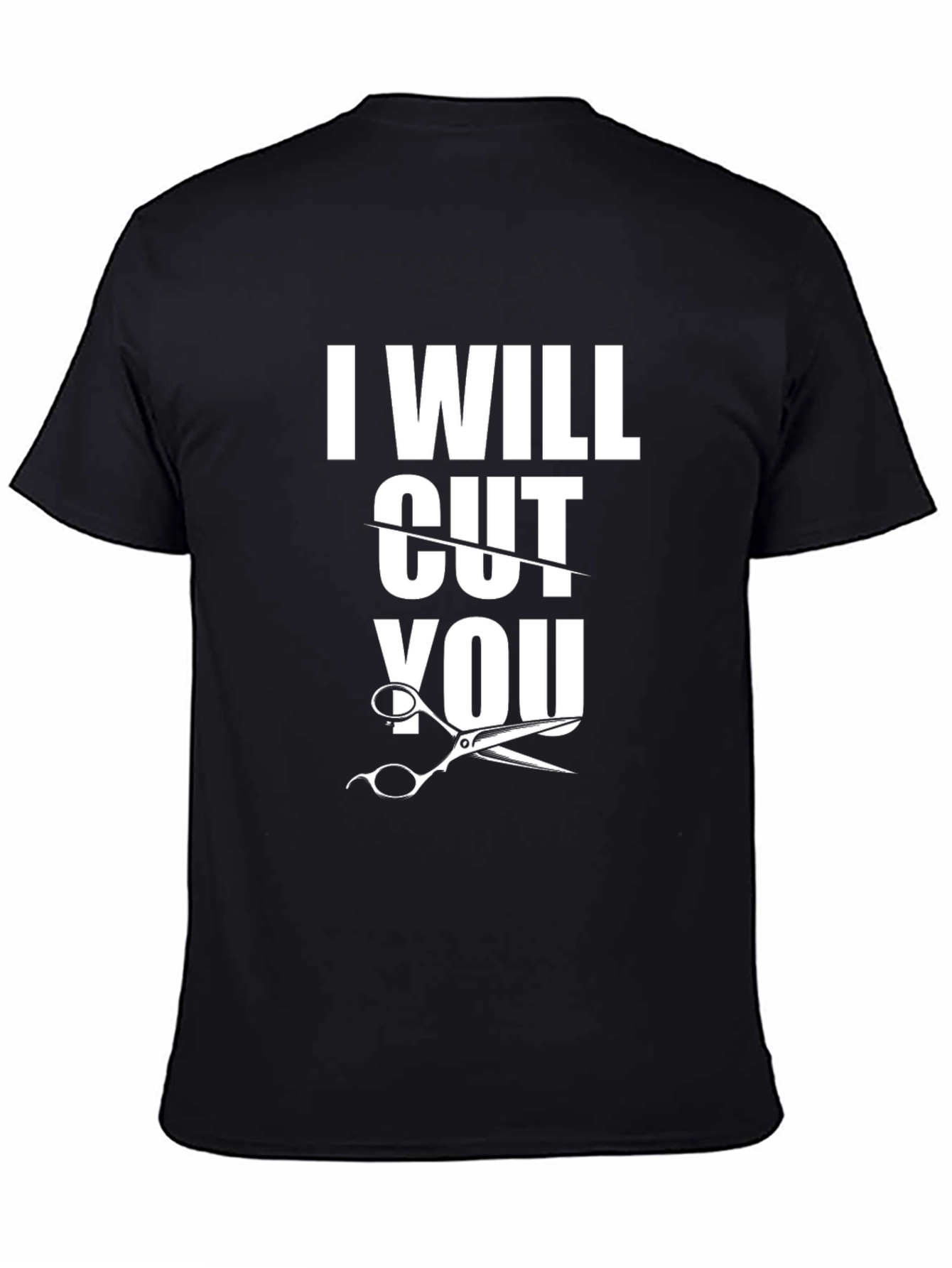 I Will Cut You T-Shirt Barber Graphic Tee