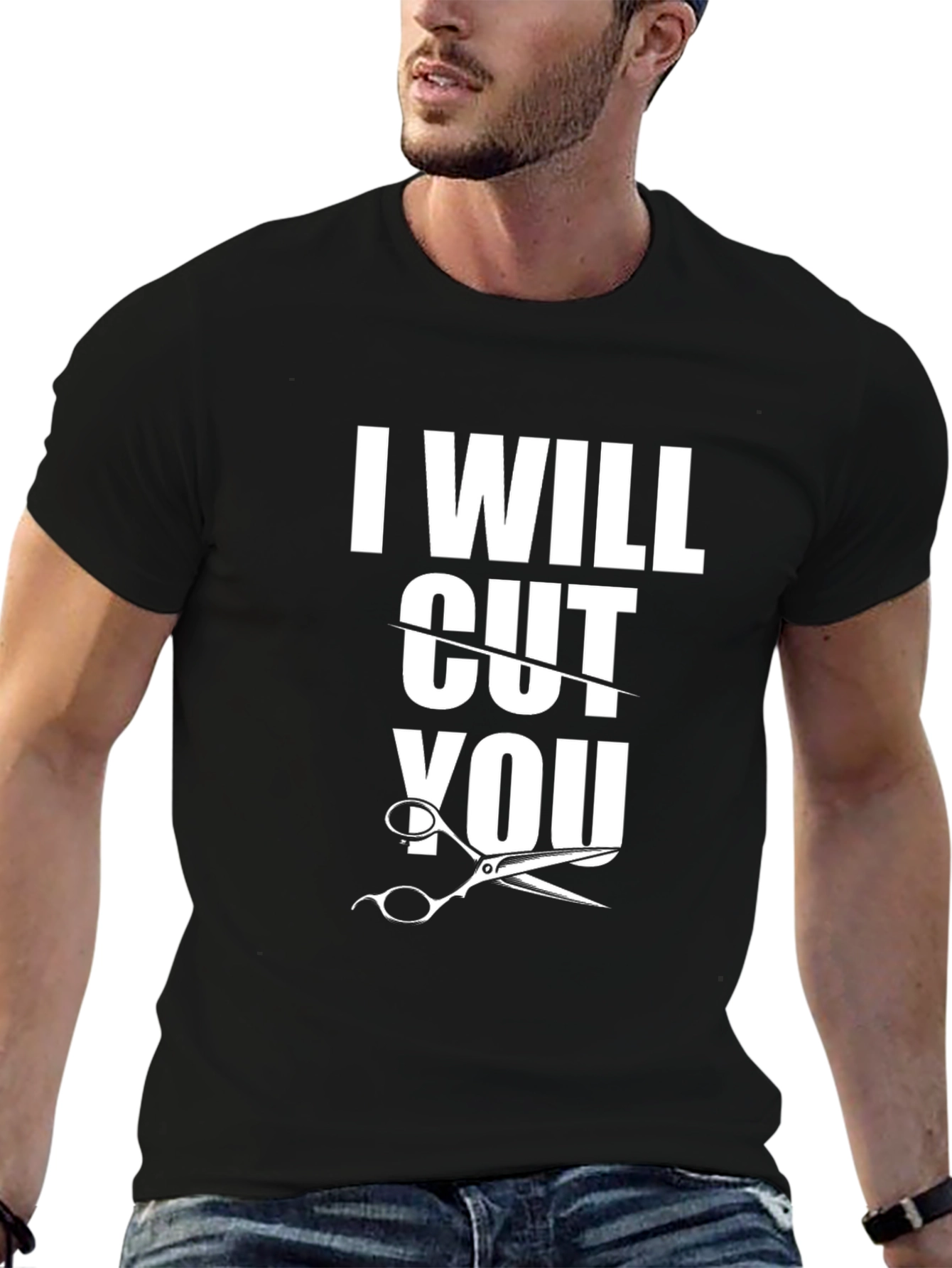 I Will Cut You T-Shirt Barber Graphic Tee