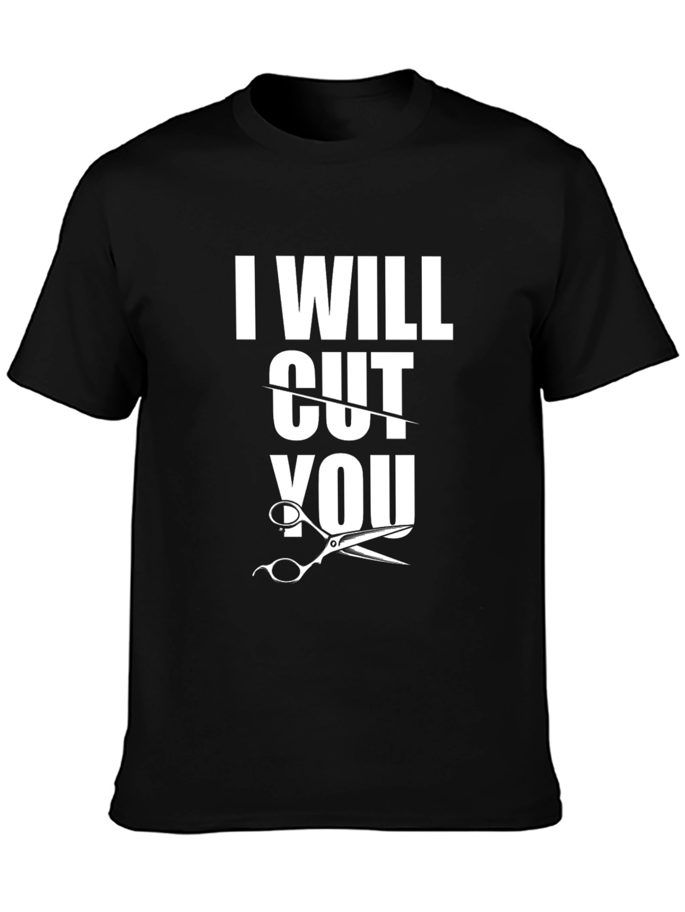 I Will Cut You T-Shirt Barber Graphic Tee