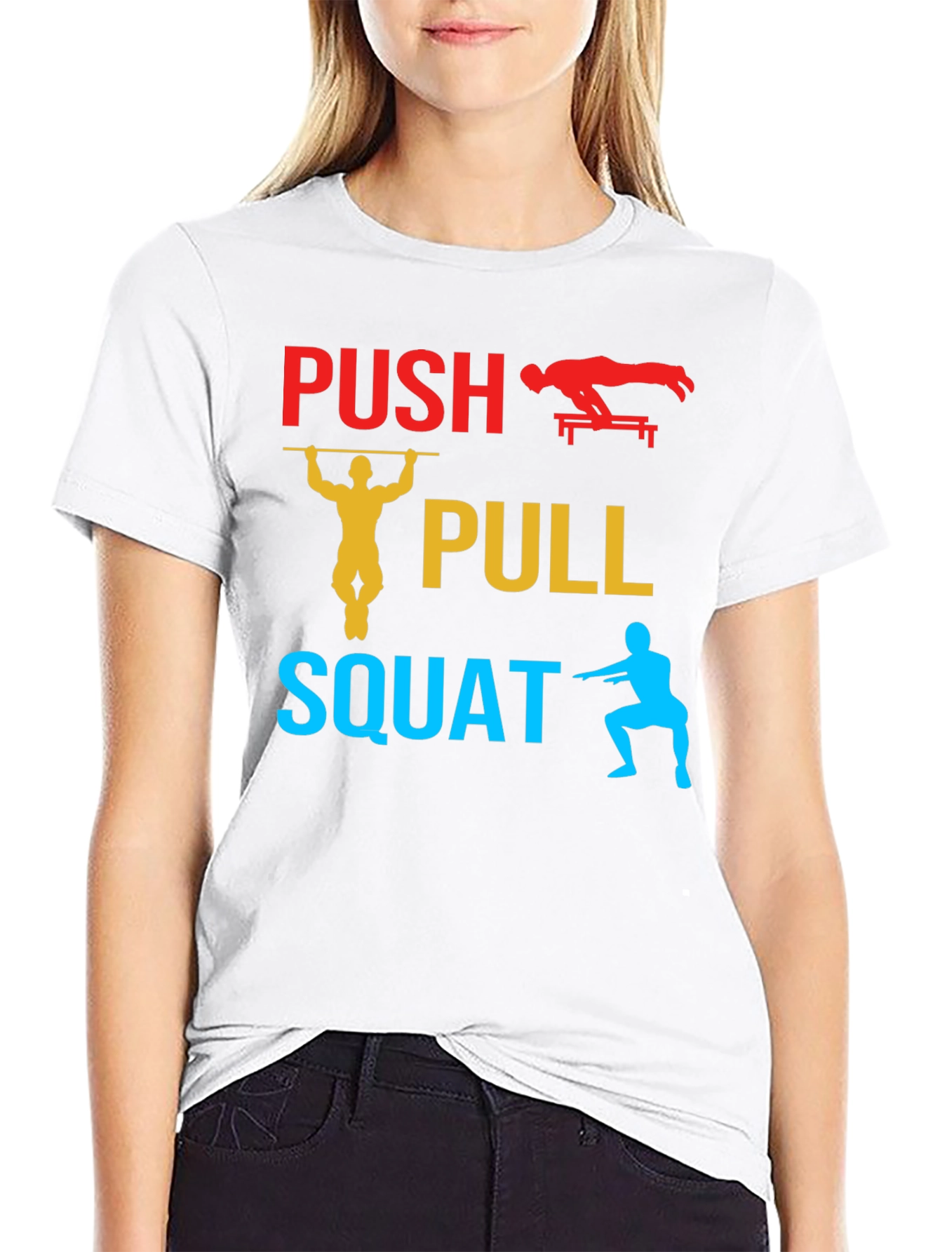 Push Pull Squat Graphic T-Shirt