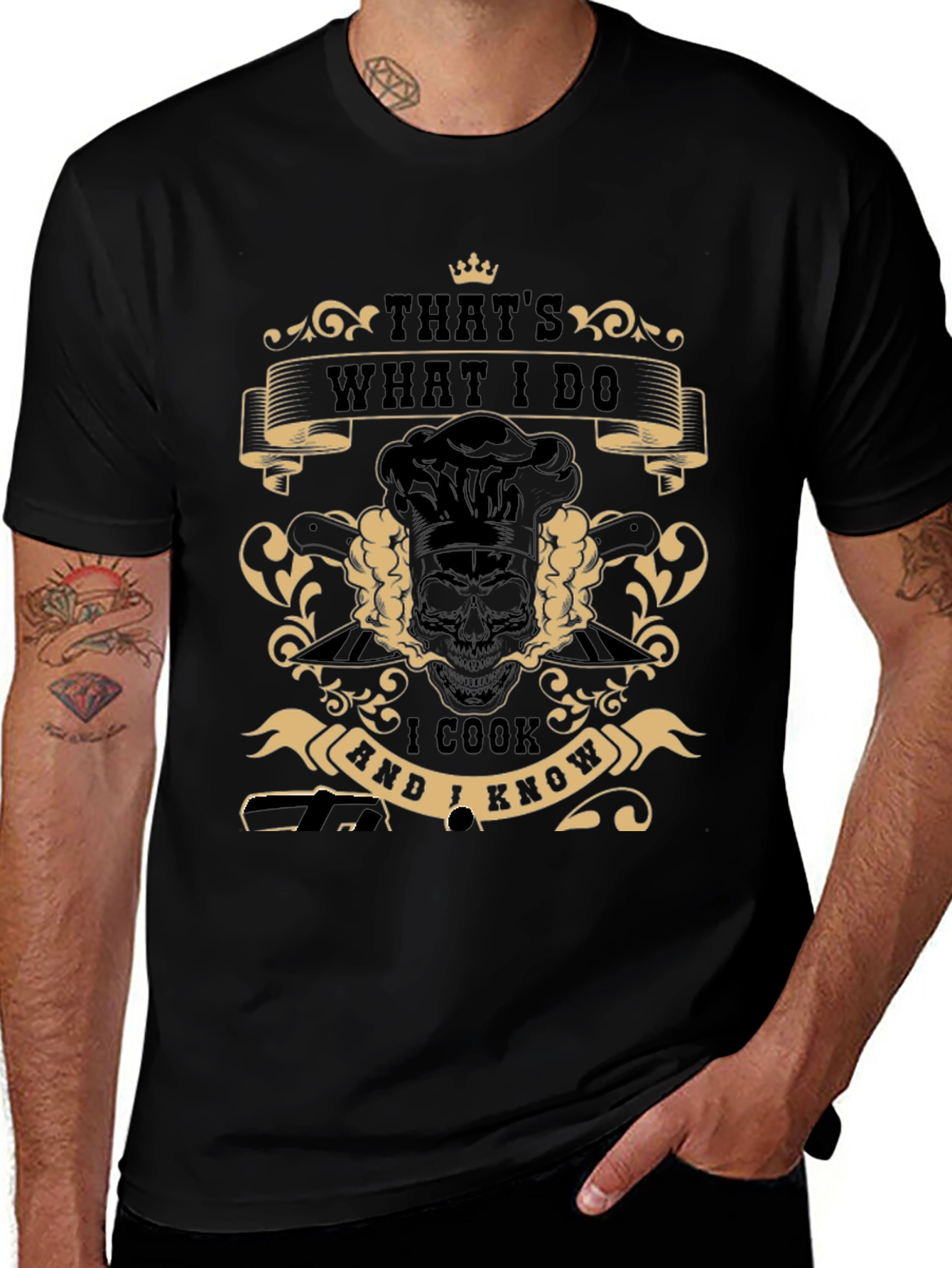Chef Skull Graphic Tee - Thats What I Do