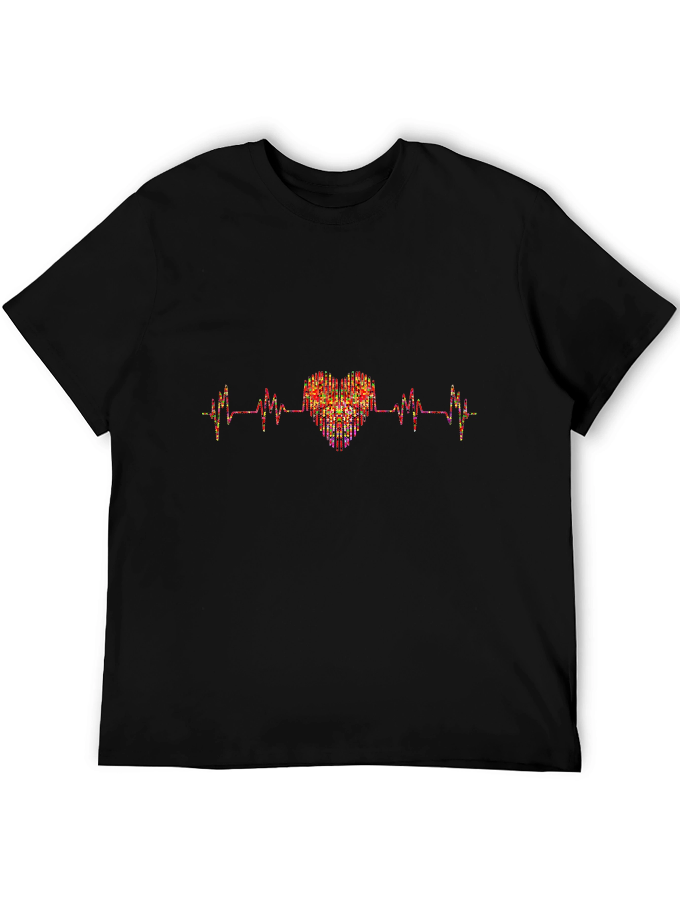 Heartbeat Heart T-Shirt - Stylish Graphic Tee