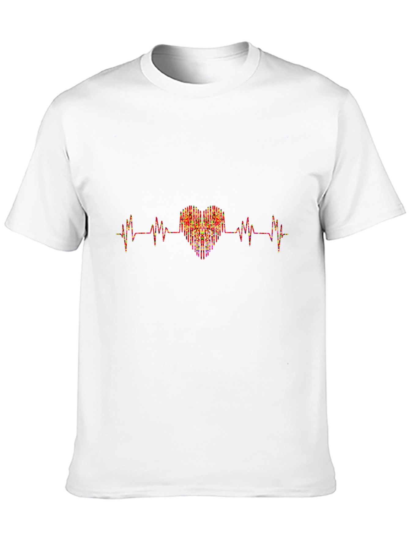 Heartbeat Heart T-Shirt - Stylish Graphic Tee