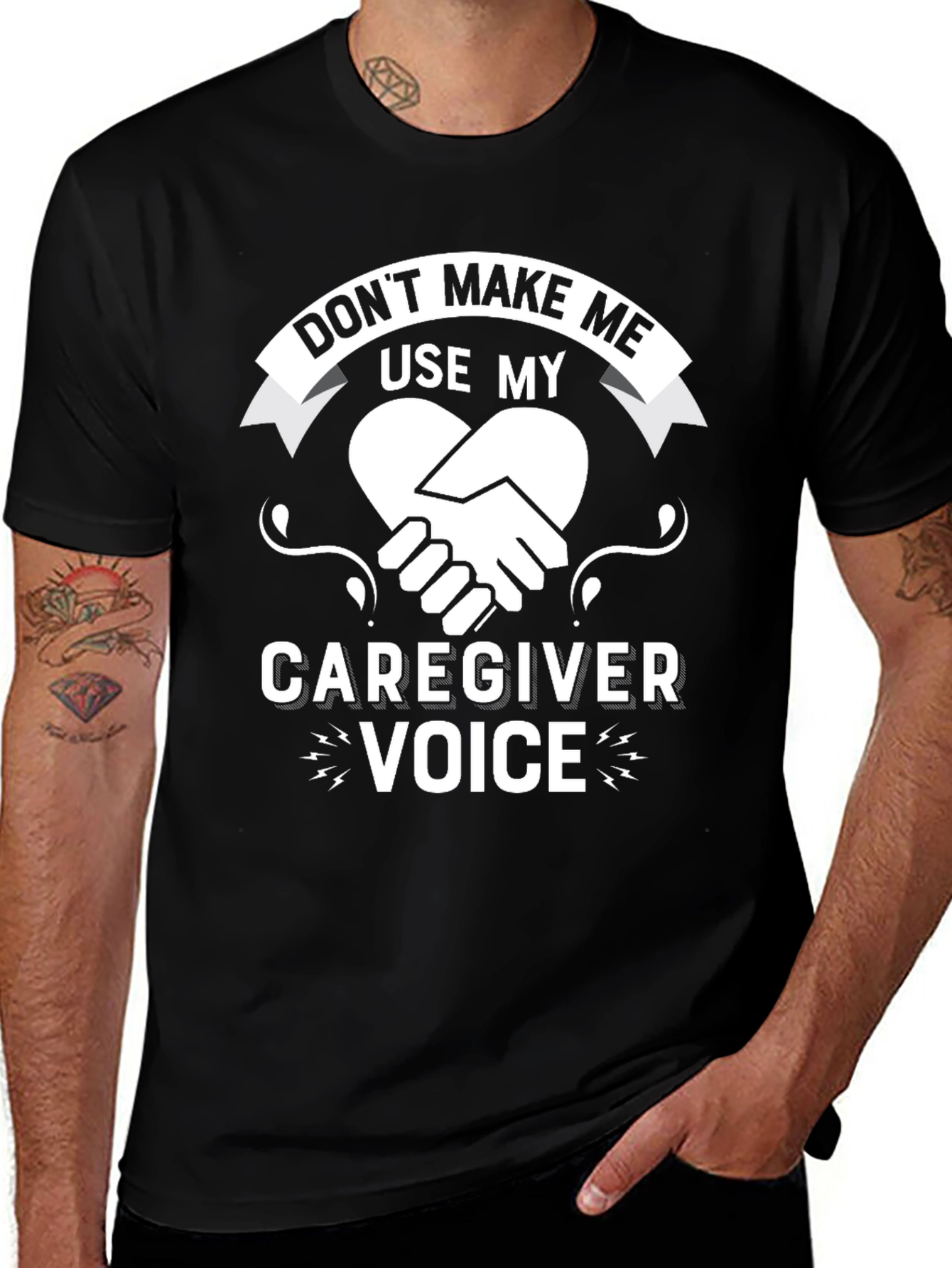 Caregiver Voice T-Shirt - Funny Caregiver Gift