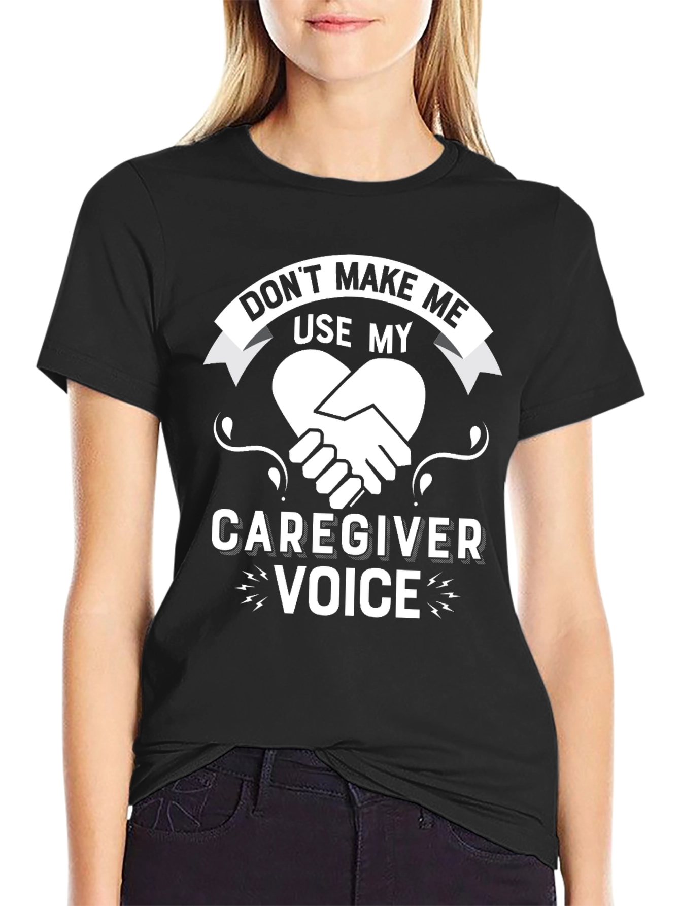 Caregiver Voice T-Shirt - Funny Caregiver Gift
