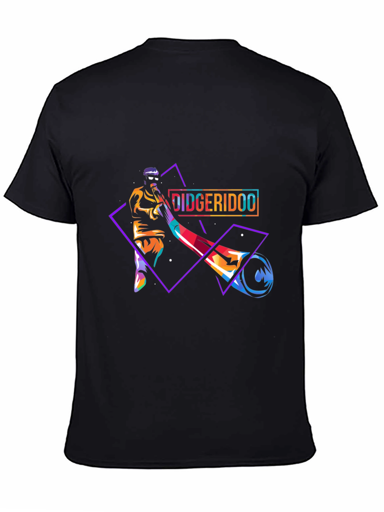 Didgeridoo Player Graphic Tee - Unique Musician T-Shirt
