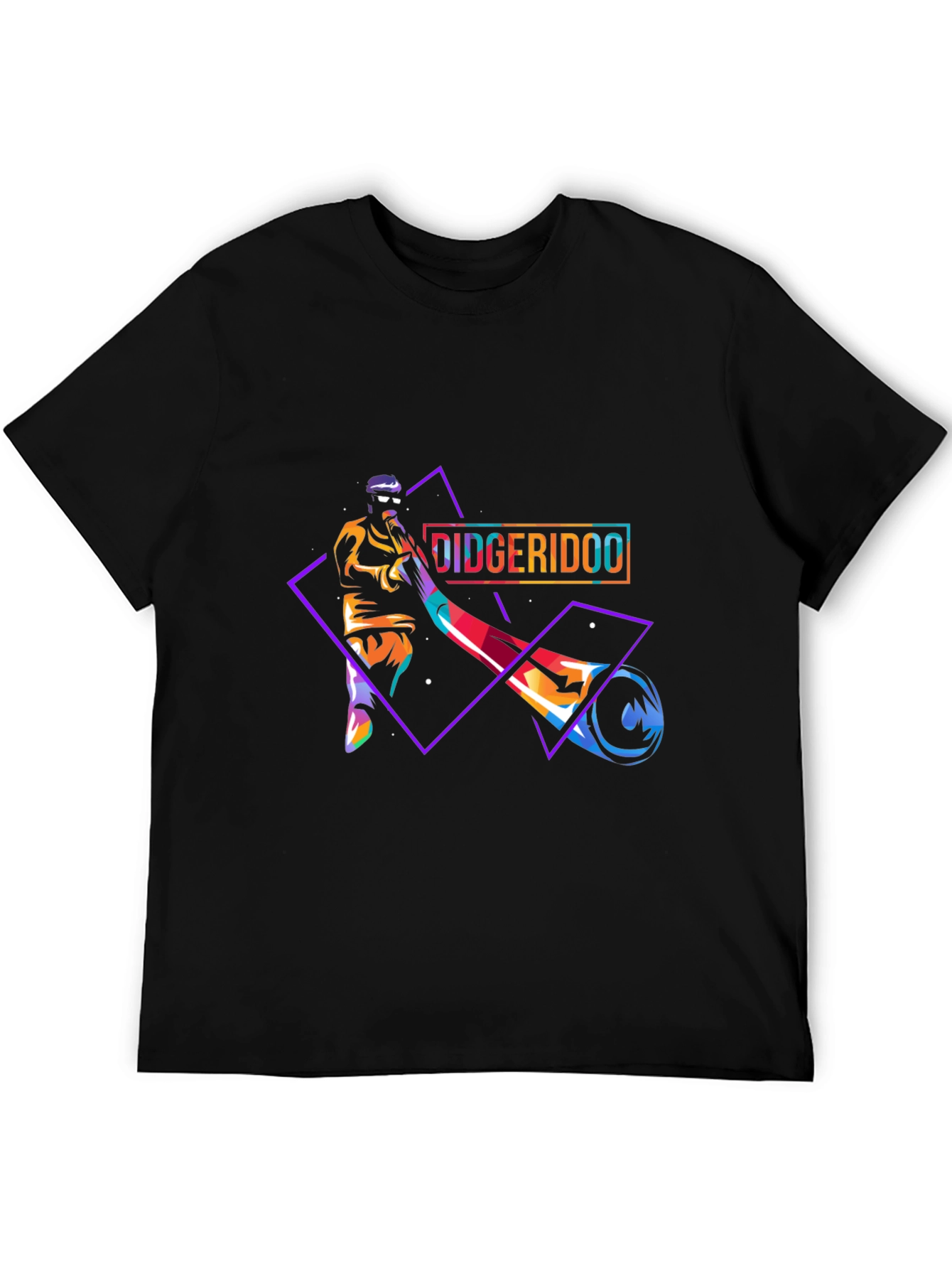 Didgeridoo Player Graphic Tee - Unique Musician T-Shirt