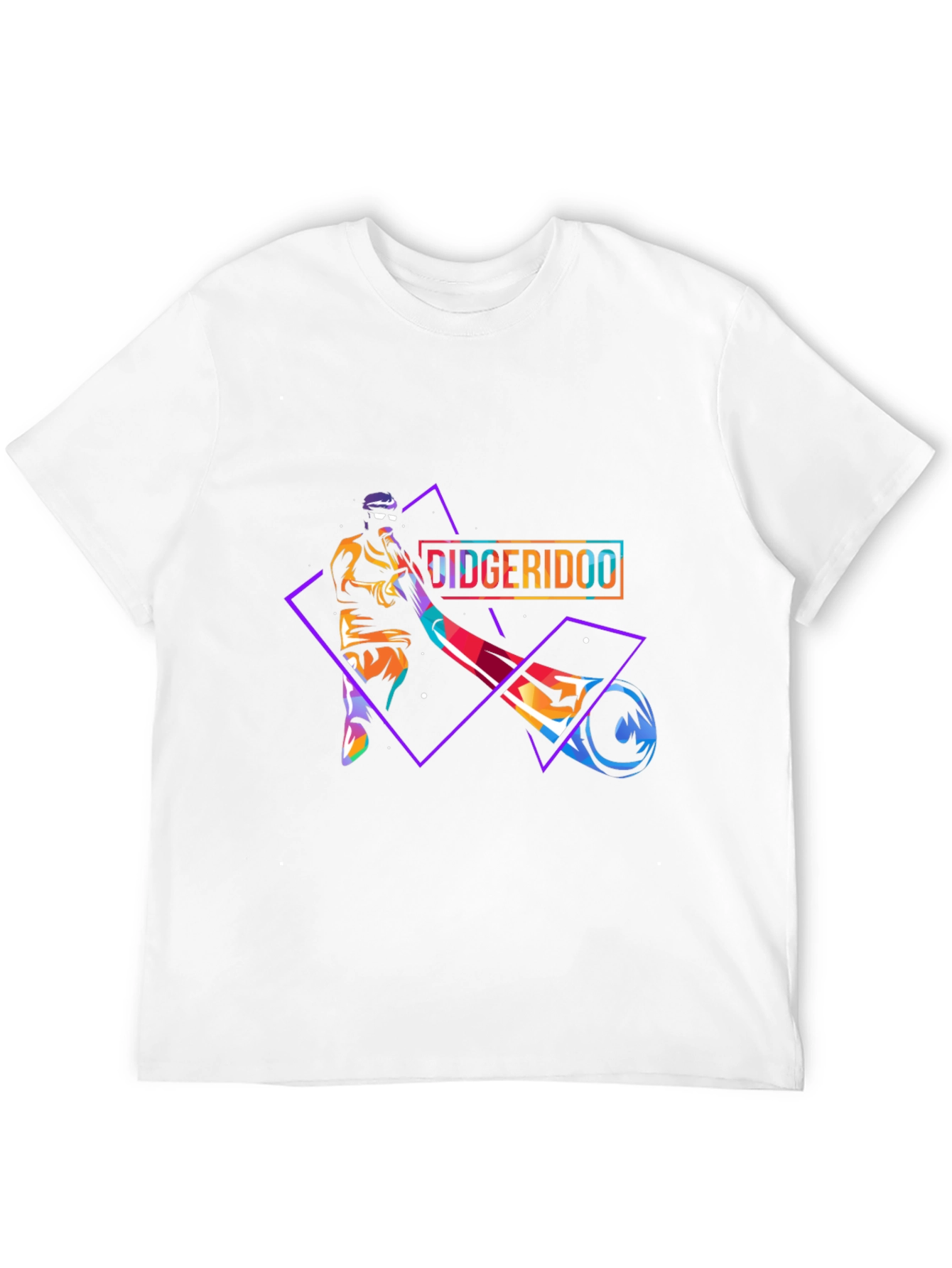Didgeridoo Player Graphic Tee - Unique Musician T-Shirt