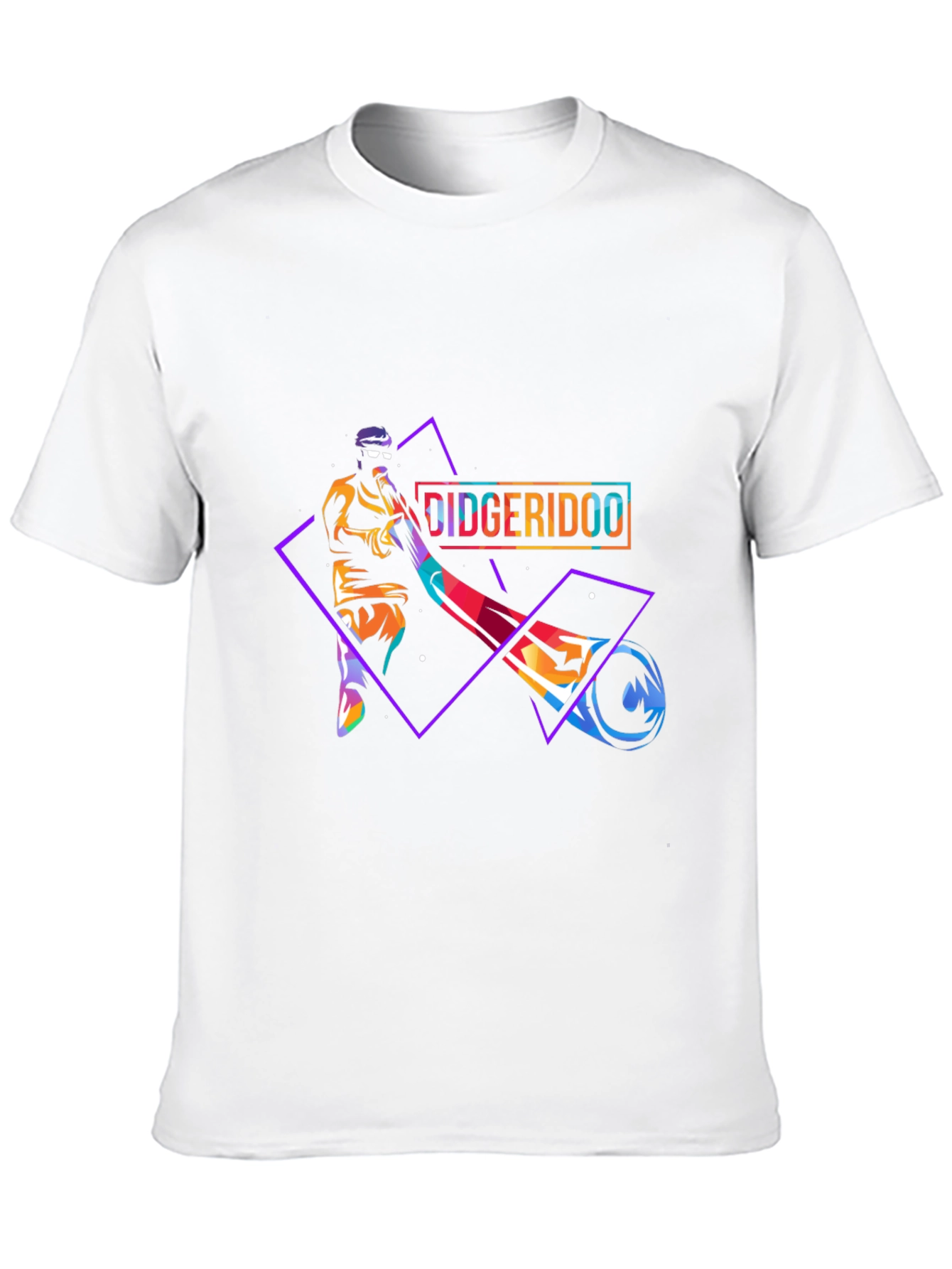 Didgeridoo Player Graphic Tee - Unique Musician T-Shirt