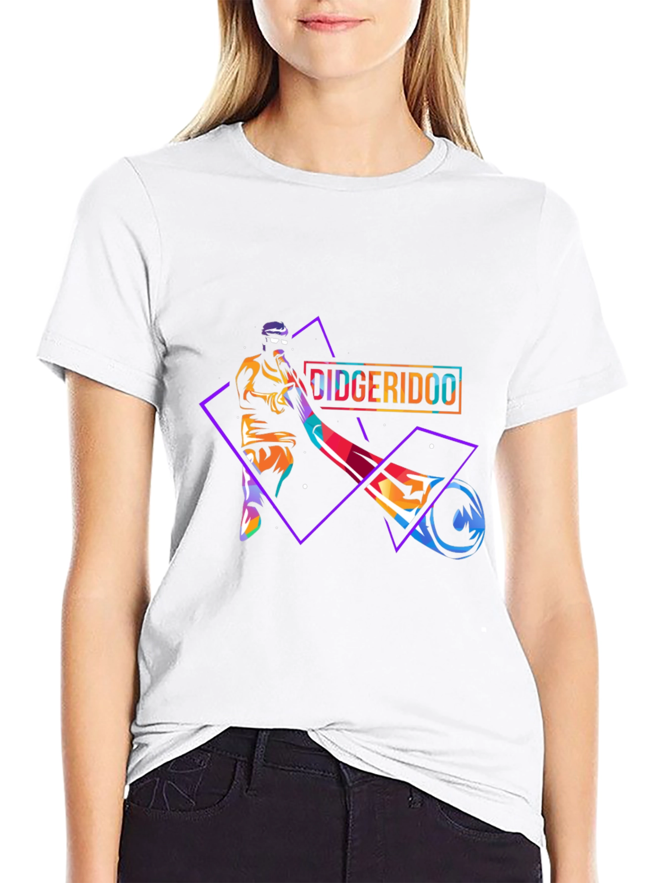 Didgeridoo Player Graphic Tee - Unique Musician T-Shirt
