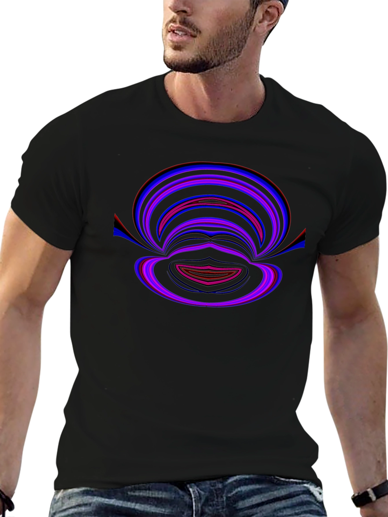 Abstract Graphic Print T-Shirt