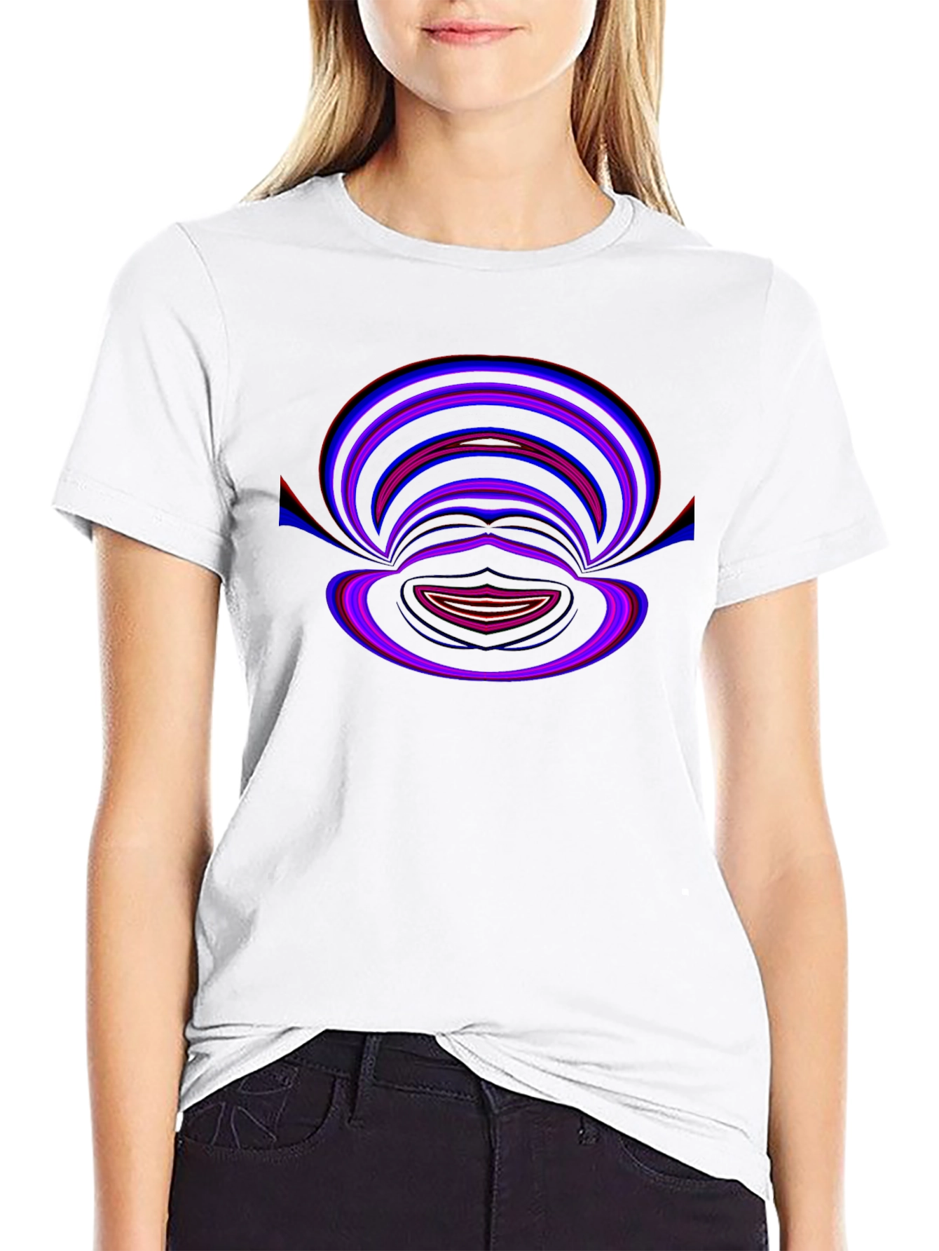 Abstract Graphic Print T-Shirt