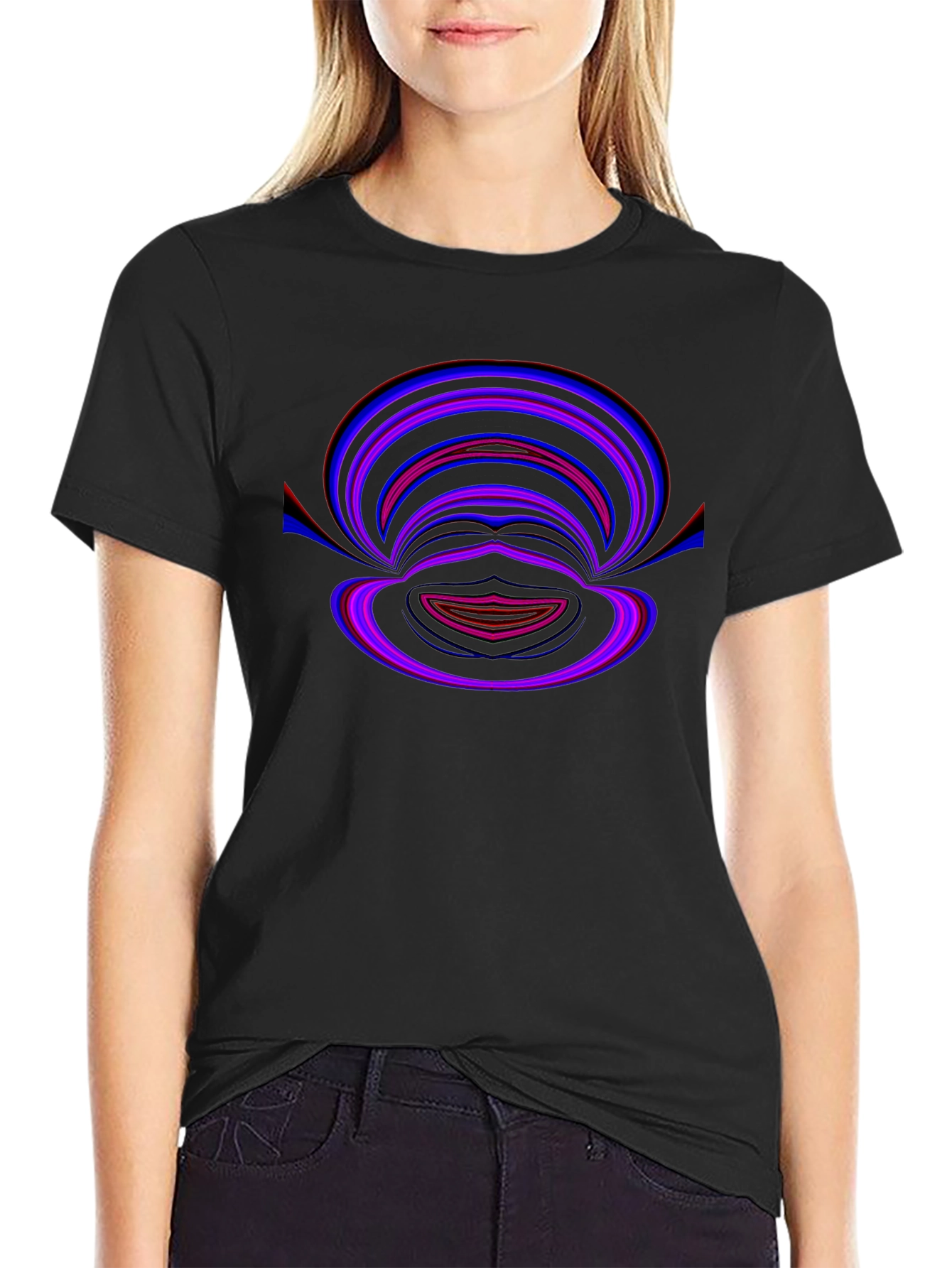 Abstract Graphic Print T-Shirt