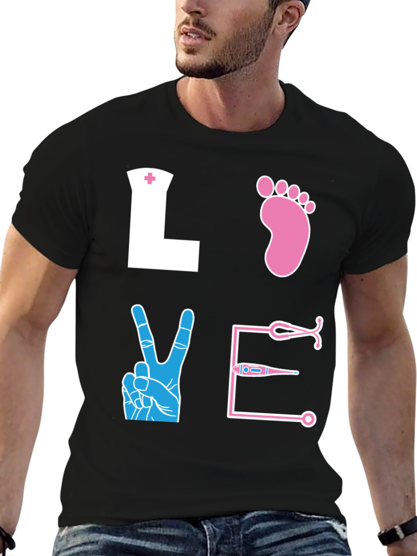 Love Nursing T-Shirt - Nurse Gift