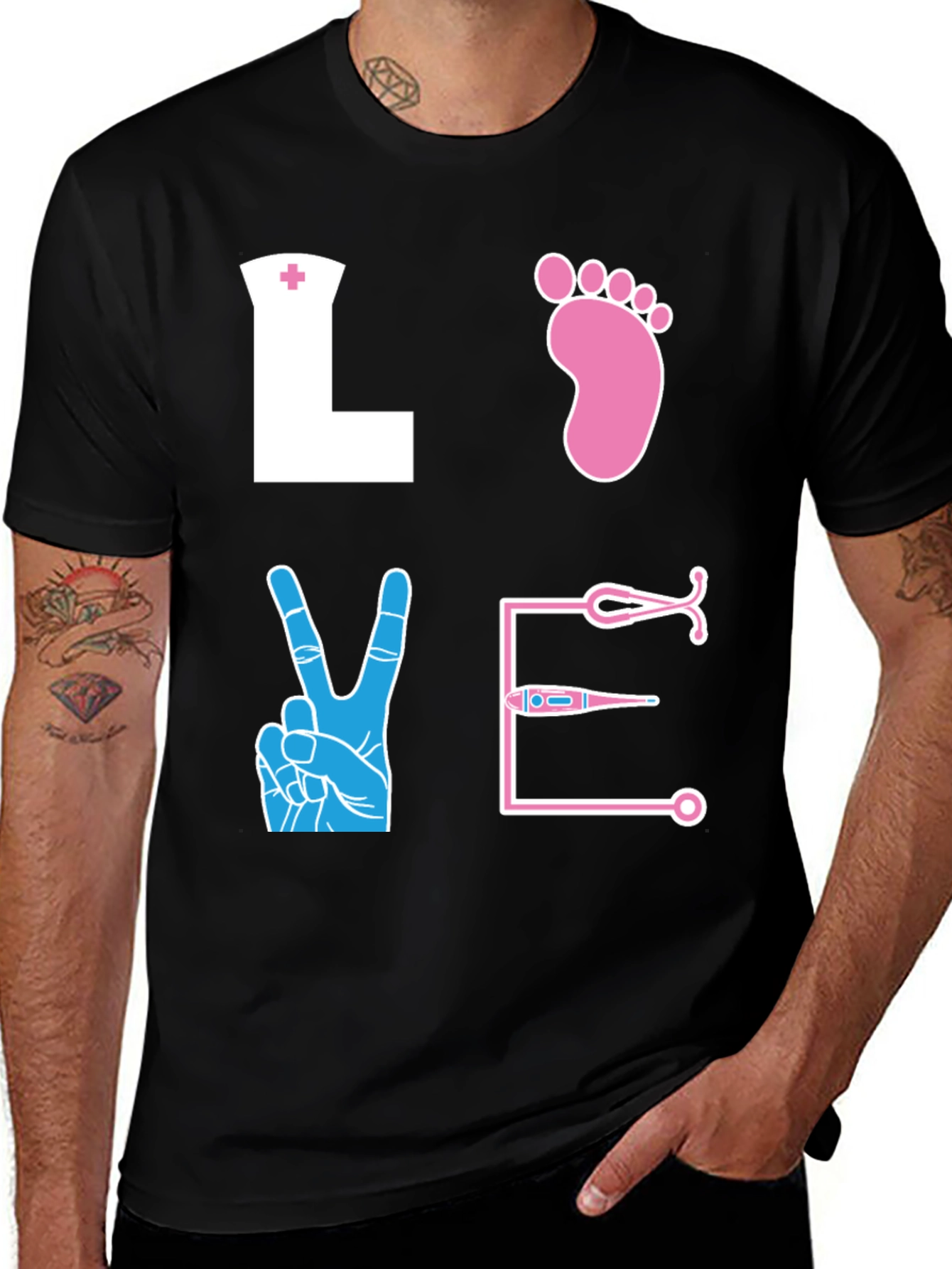 Love Nursing T-Shirt - Nurse Gift