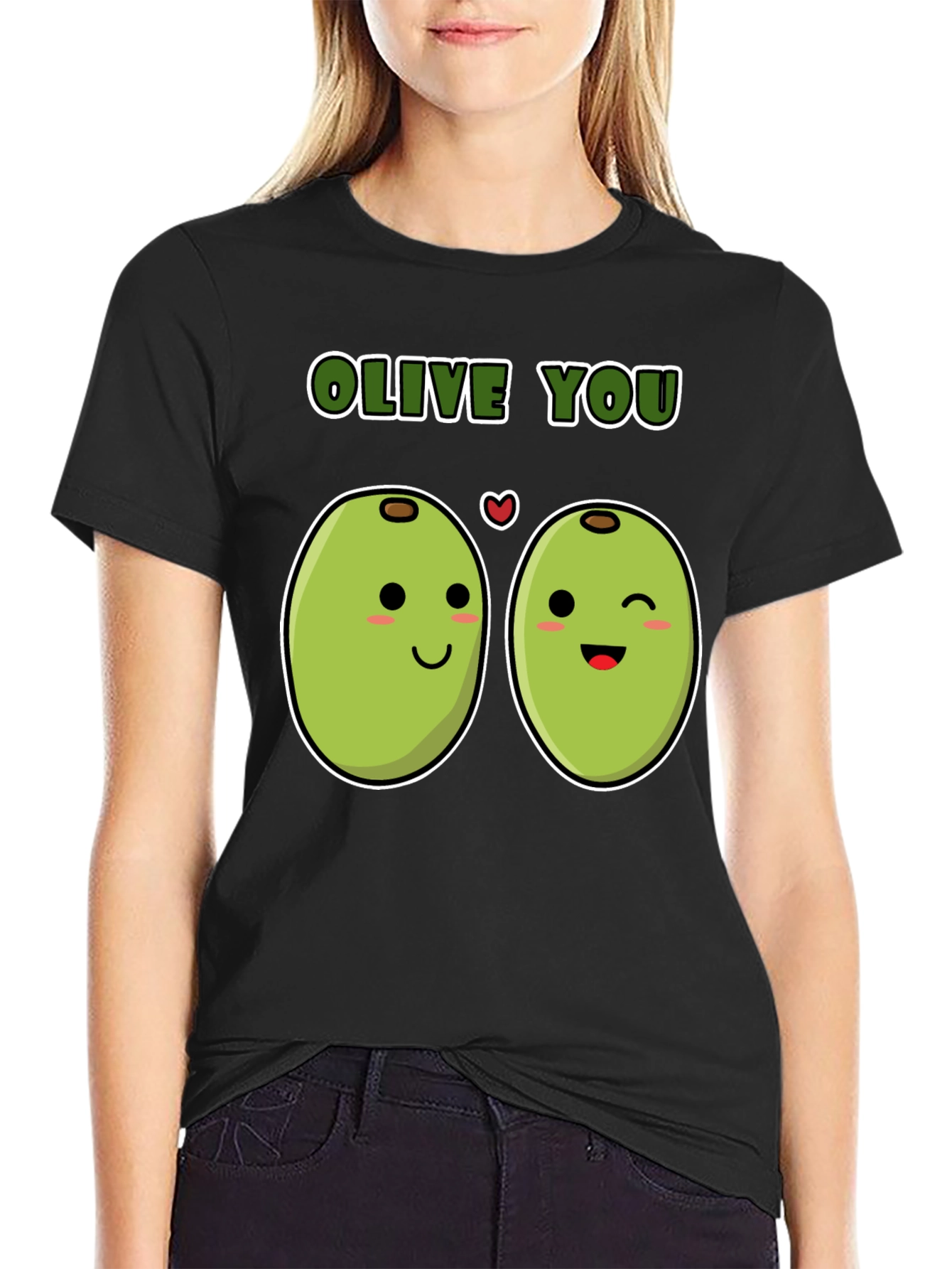 Olive You Funny Pun T-Shirt
