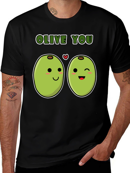 Olive You Funny Pun T-Shirt