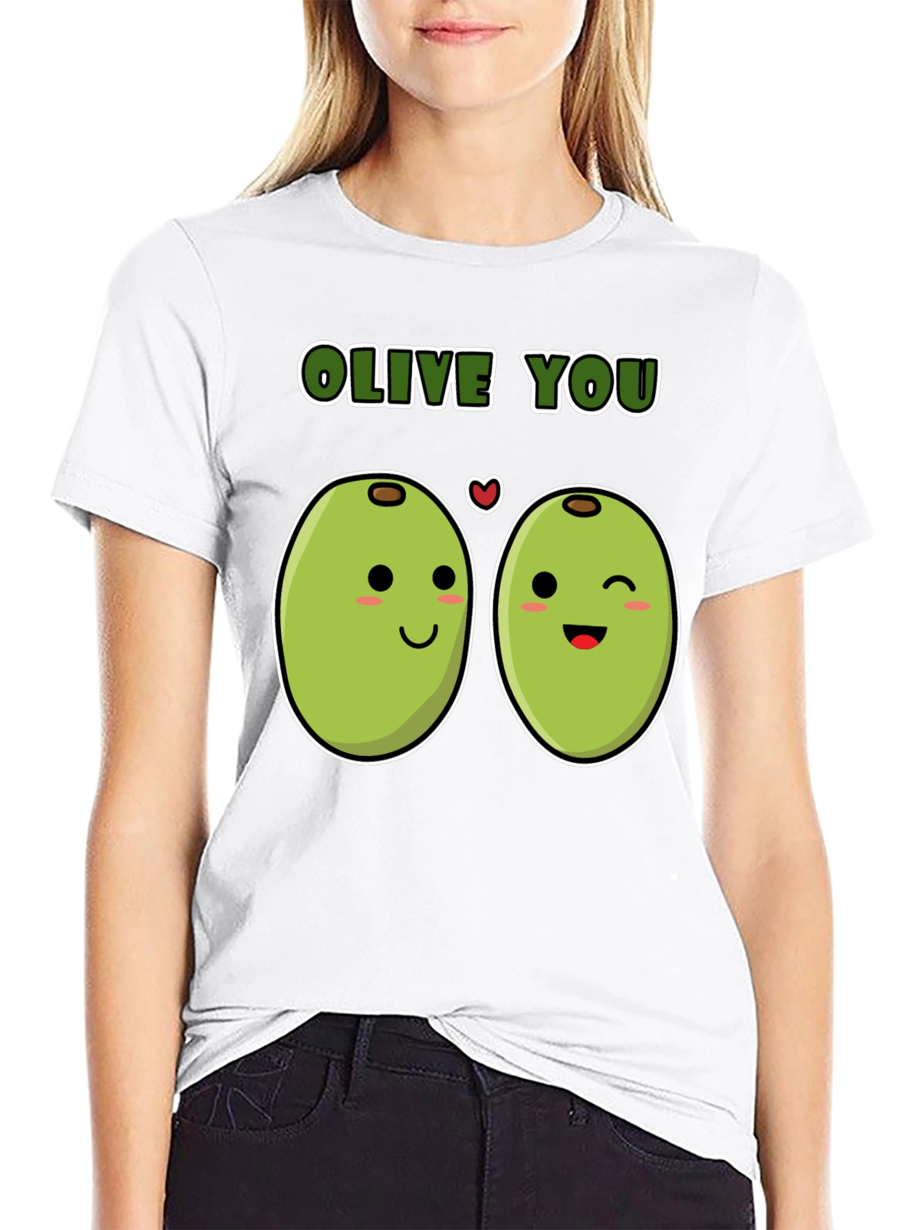 Olive You Funny Pun T-Shirt