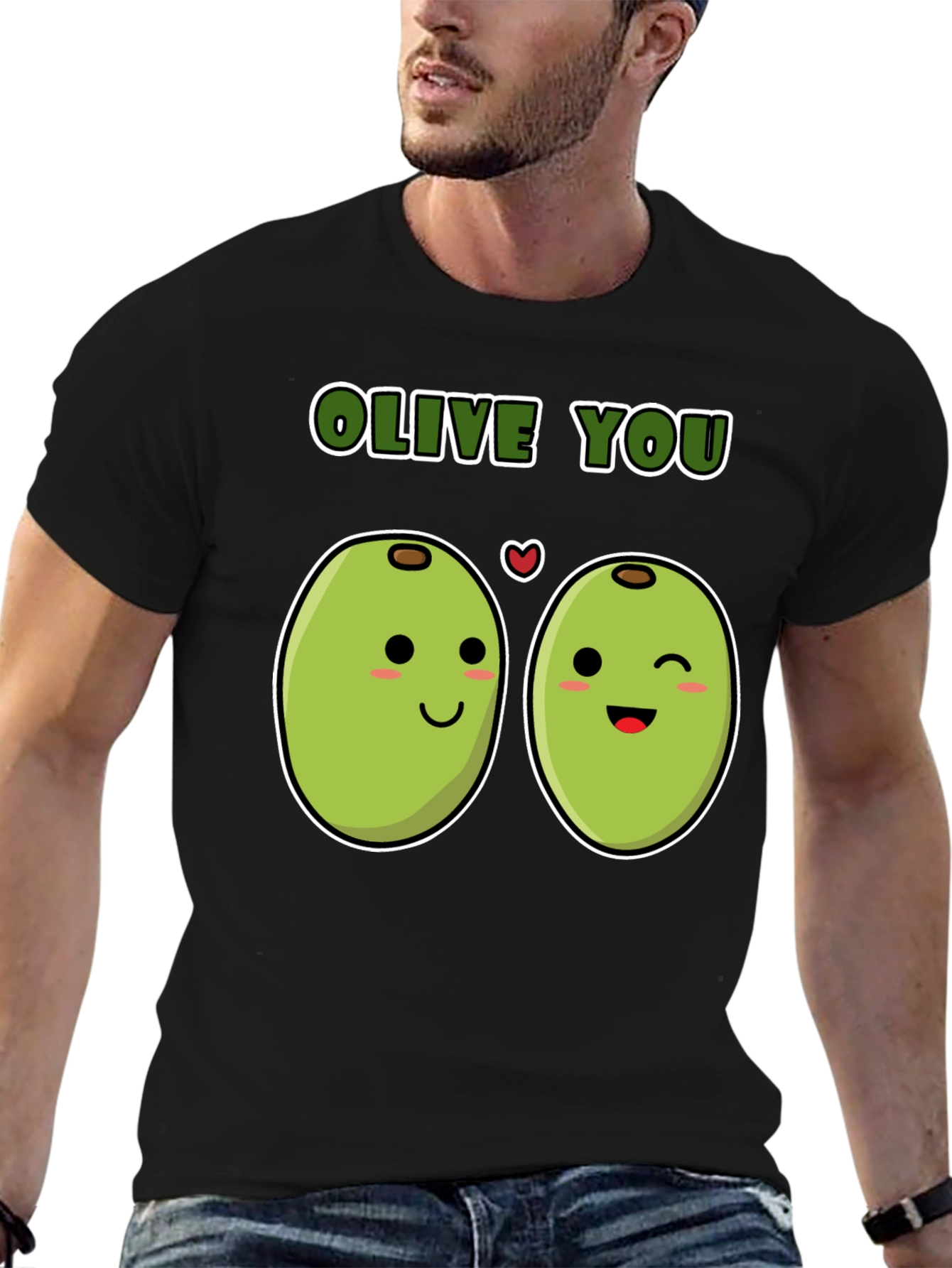 Olive You Funny Pun T-Shirt