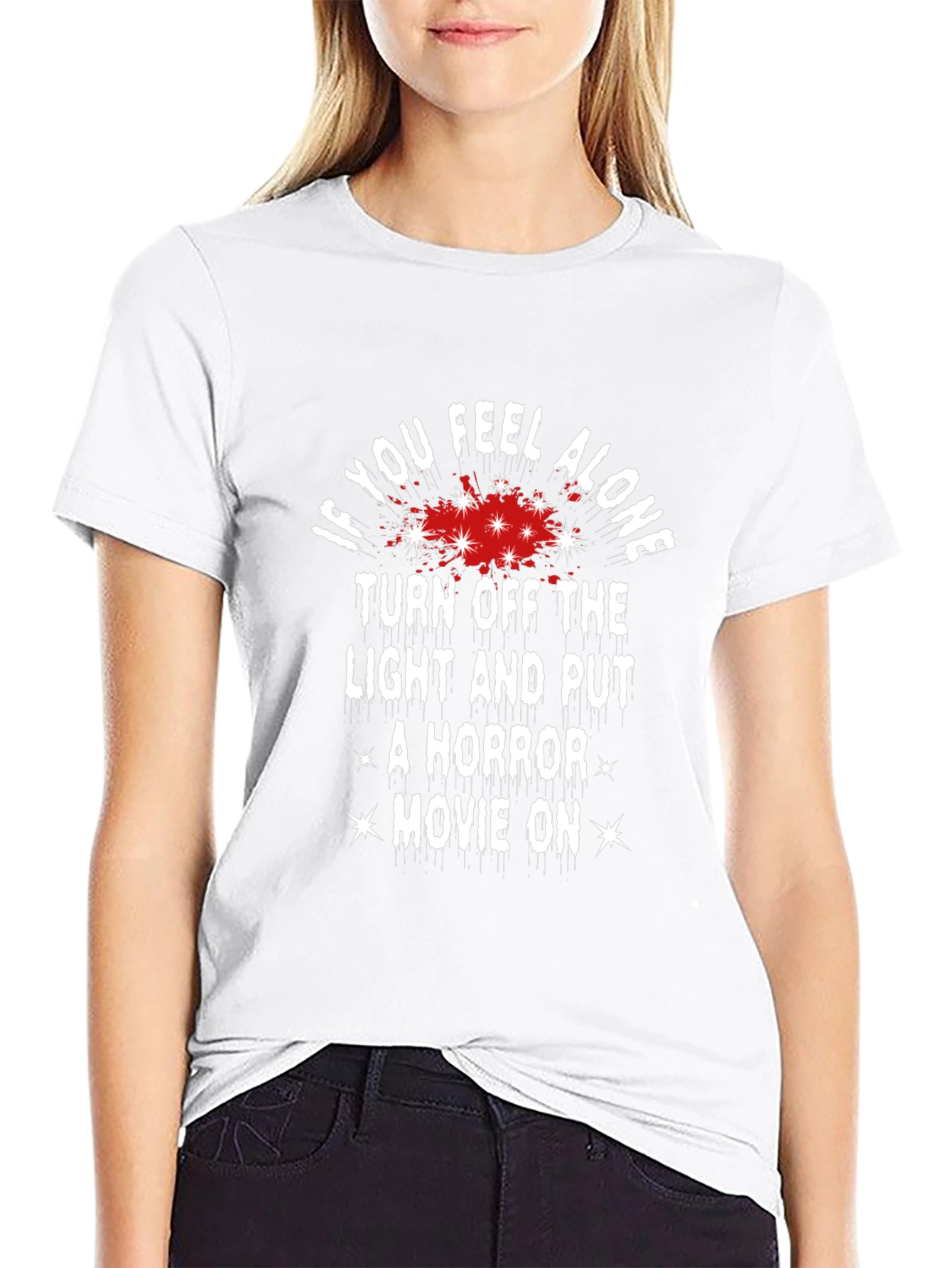 Horror Movie Graphic T-Shirt