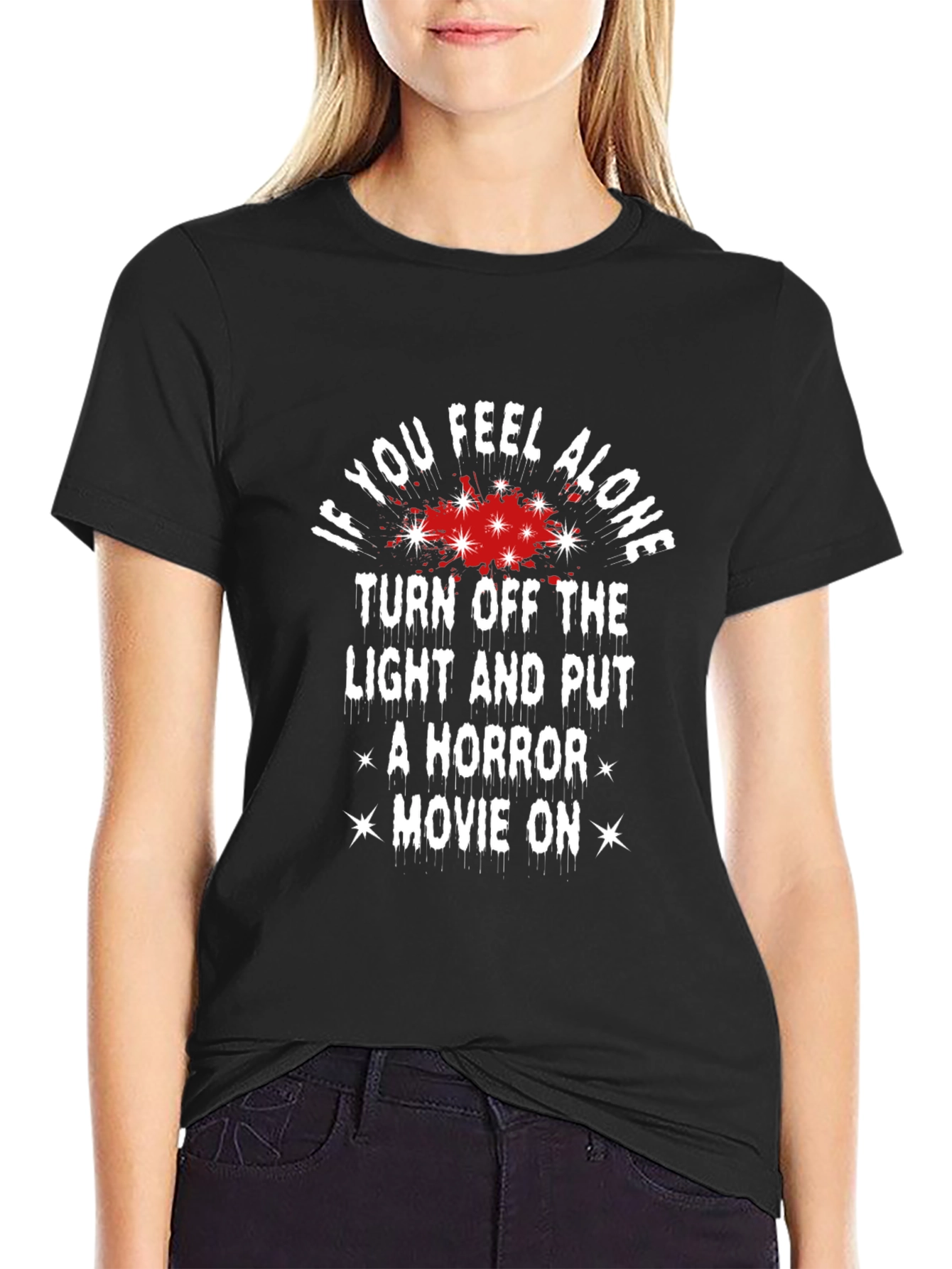 Horror Movie Graphic T-Shirt