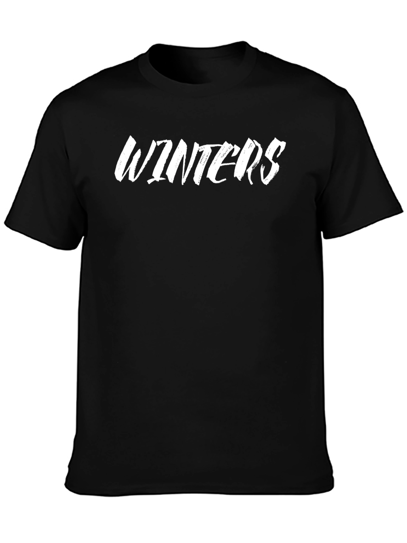 Winters Black Graphic Tee