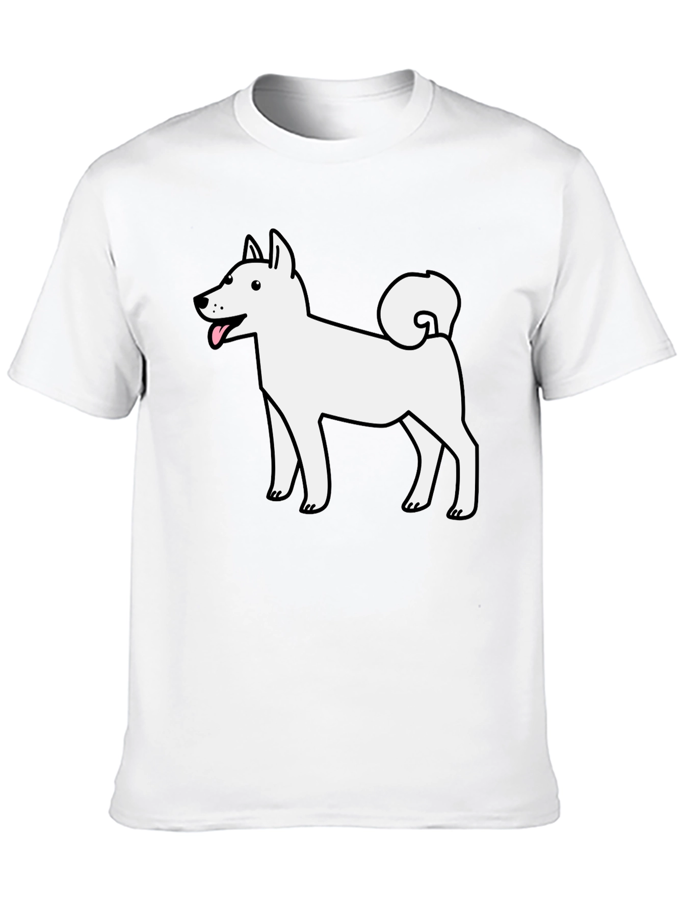 Dog Graphic Tee - Cute Cartoon Design