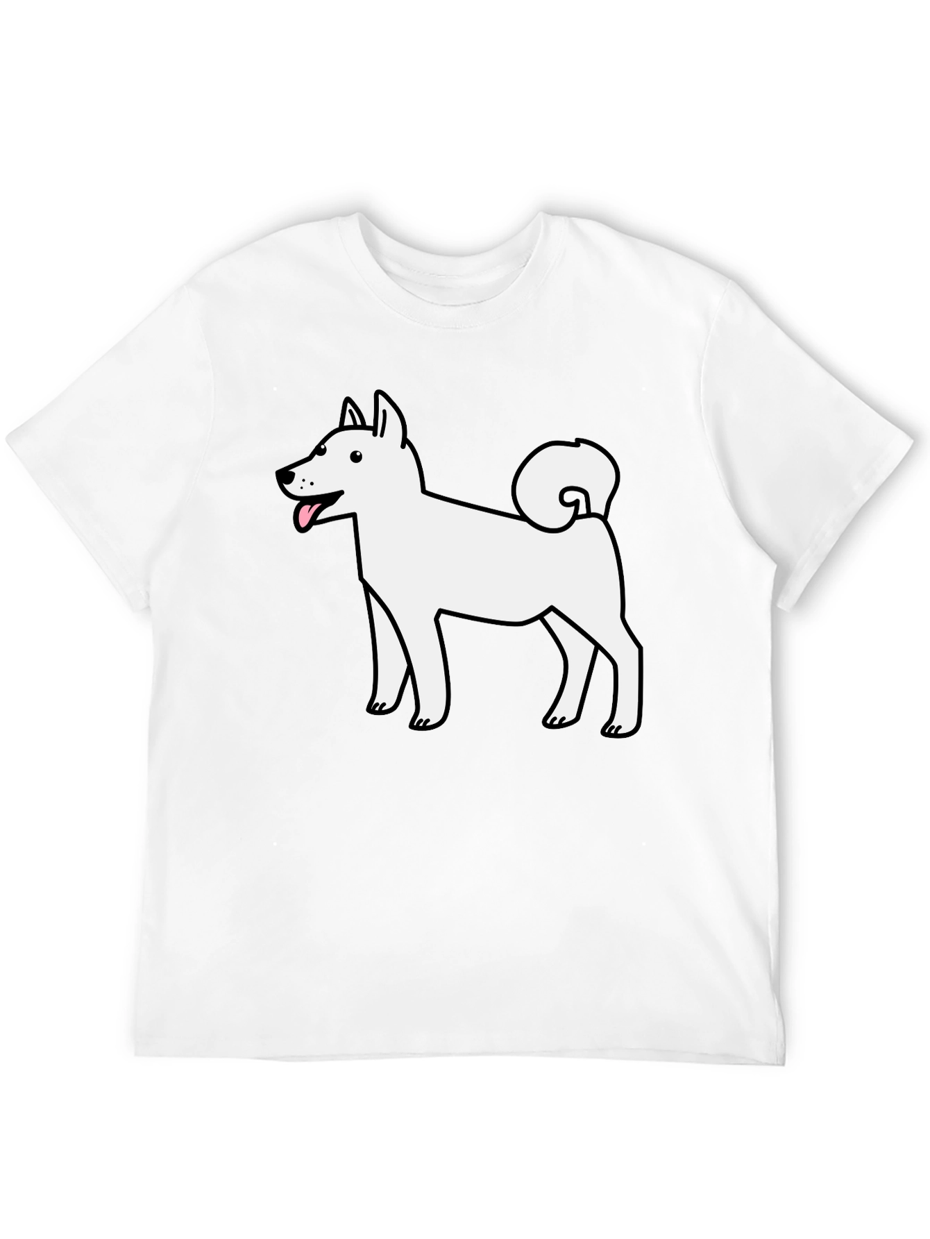 Dog Graphic Tee - Cute Cartoon Design