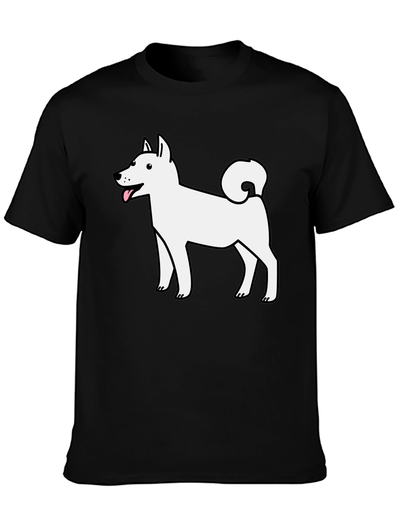 Dog Graphic Tee - Cute Cartoon Design