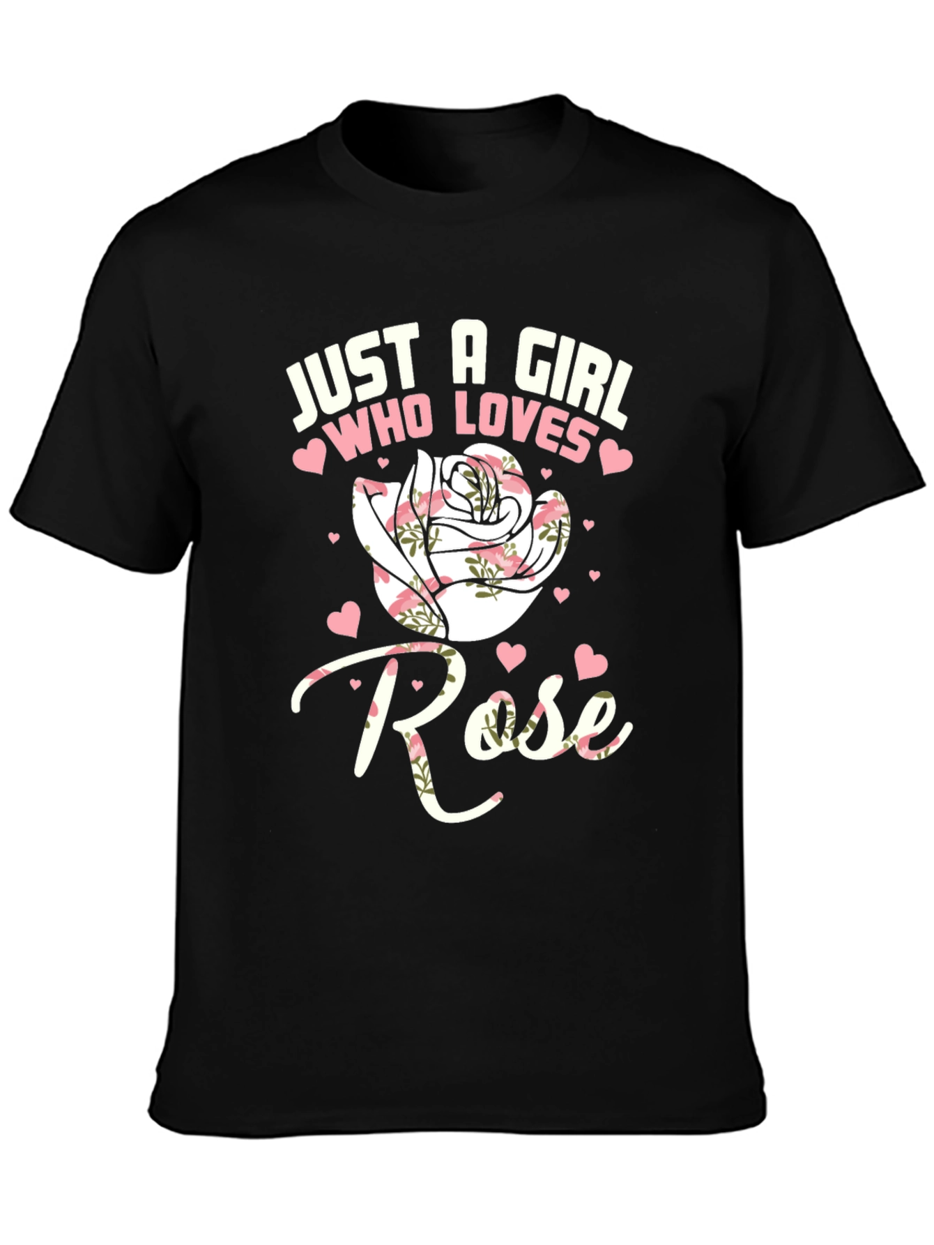 Just A Girl Who Loves Roses T-Shirt
