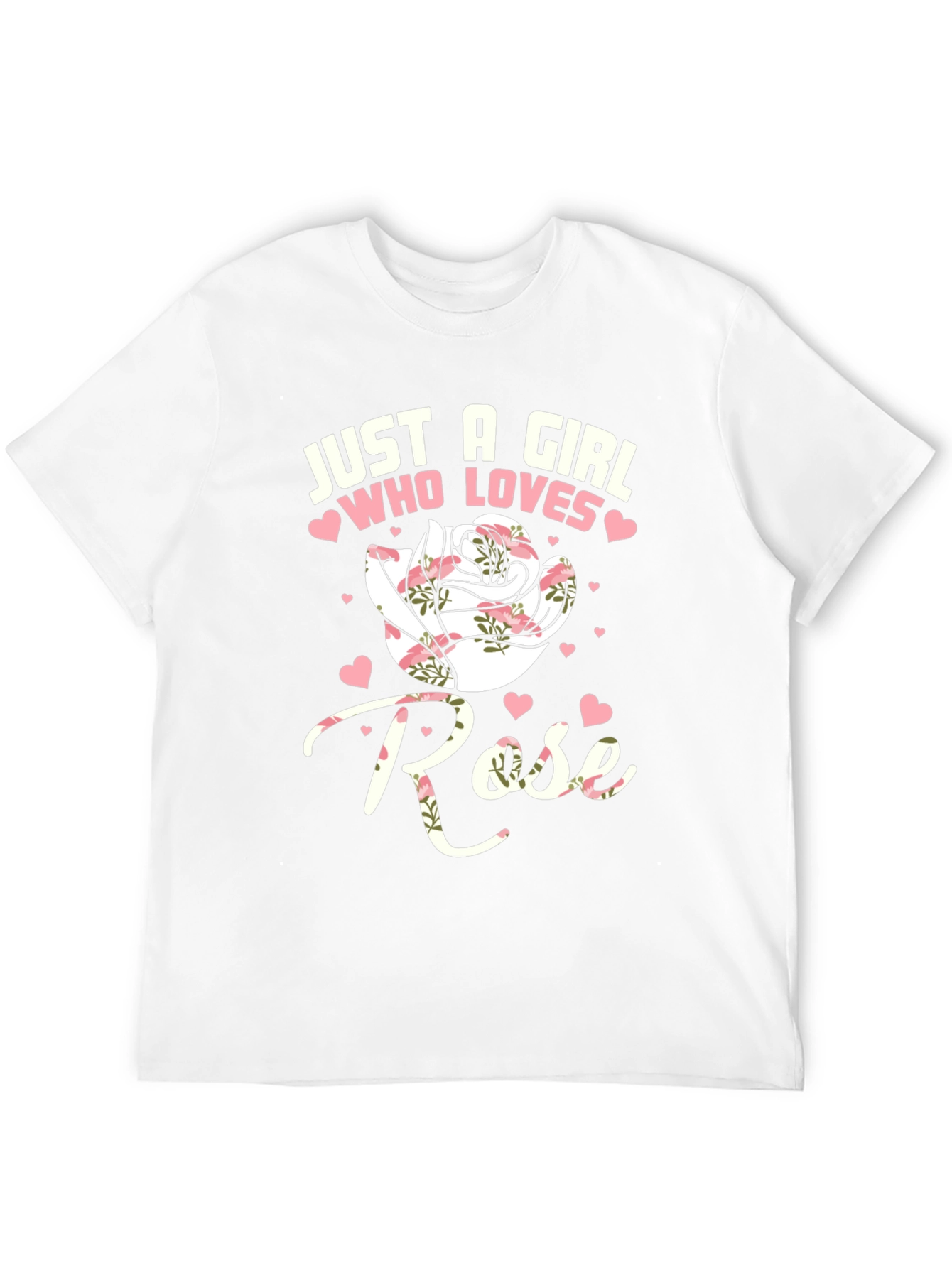 Just A Girl Who Loves Roses T-Shirt