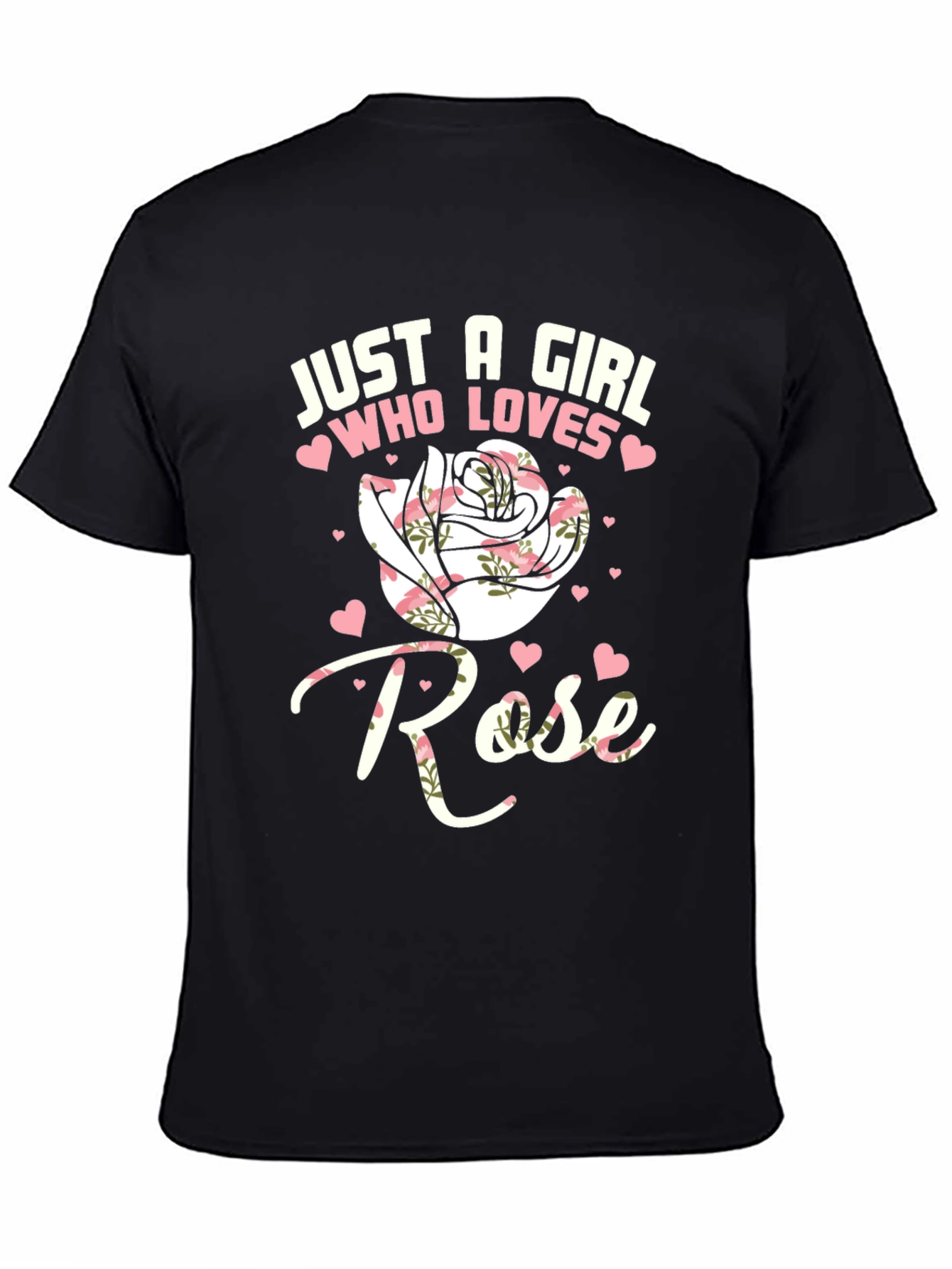 Just A Girl Who Loves Roses T-Shirt