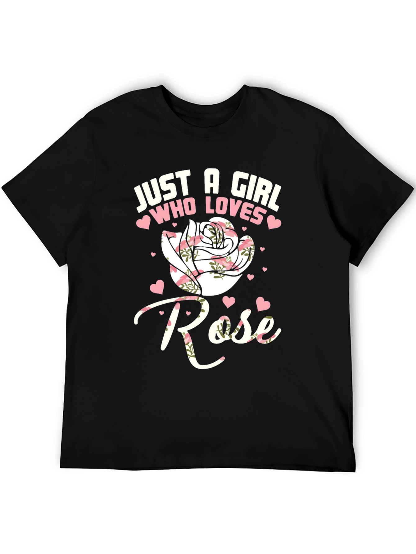 Just A Girl Who Loves Roses T-Shirt
