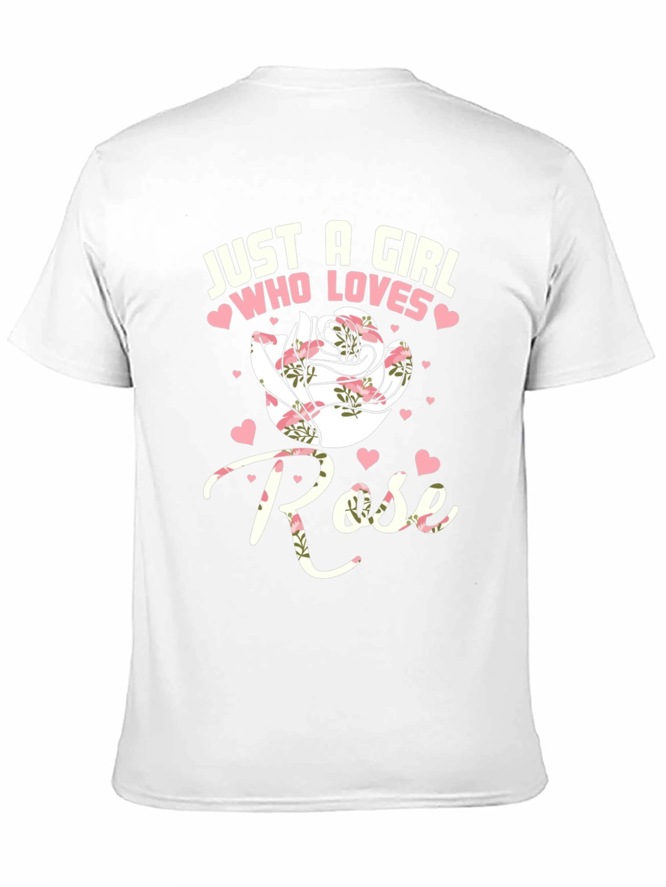 Just A Girl Who Loves Roses T-Shirt