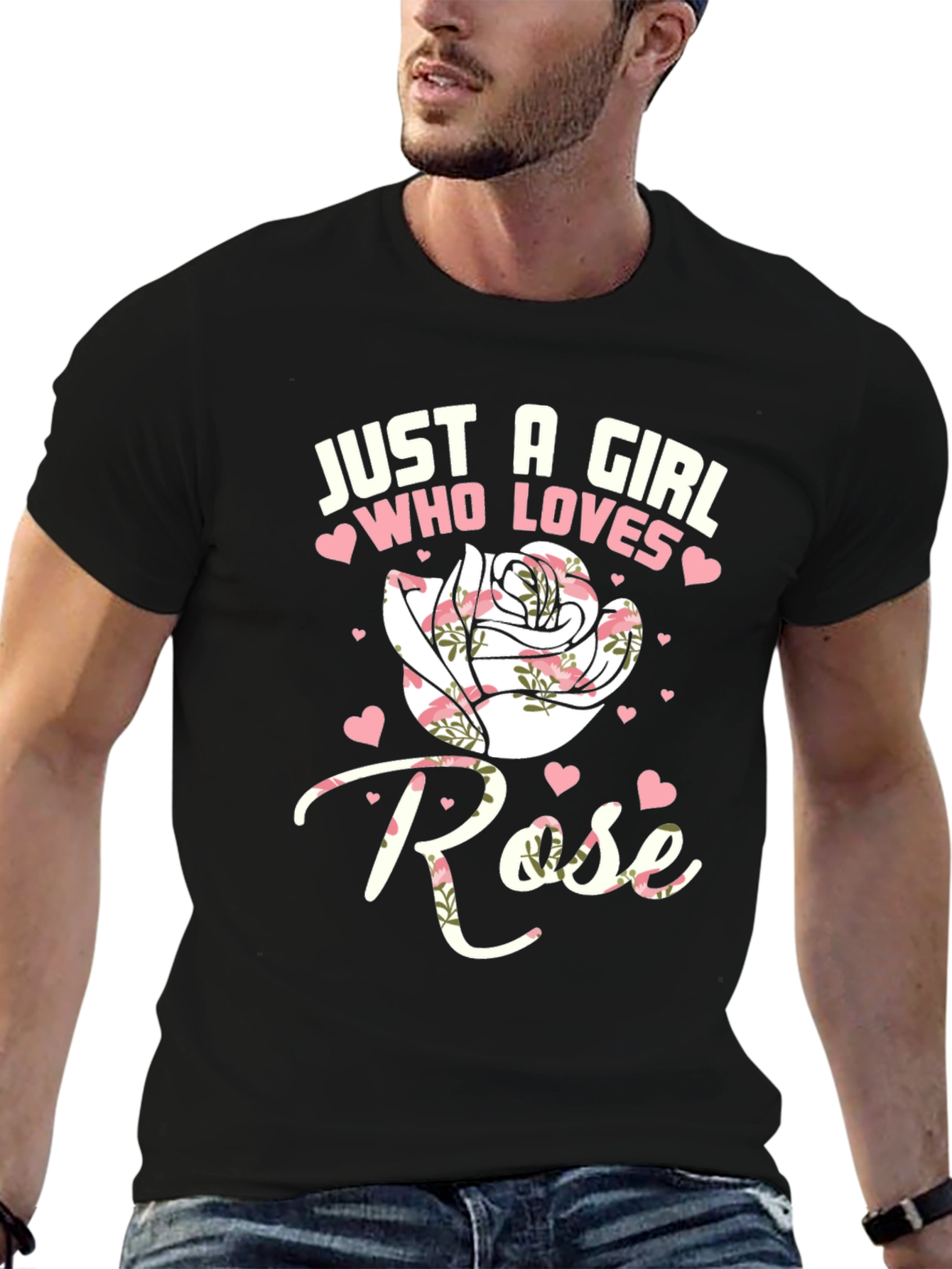 Just A Girl Who Loves Roses T-Shirt