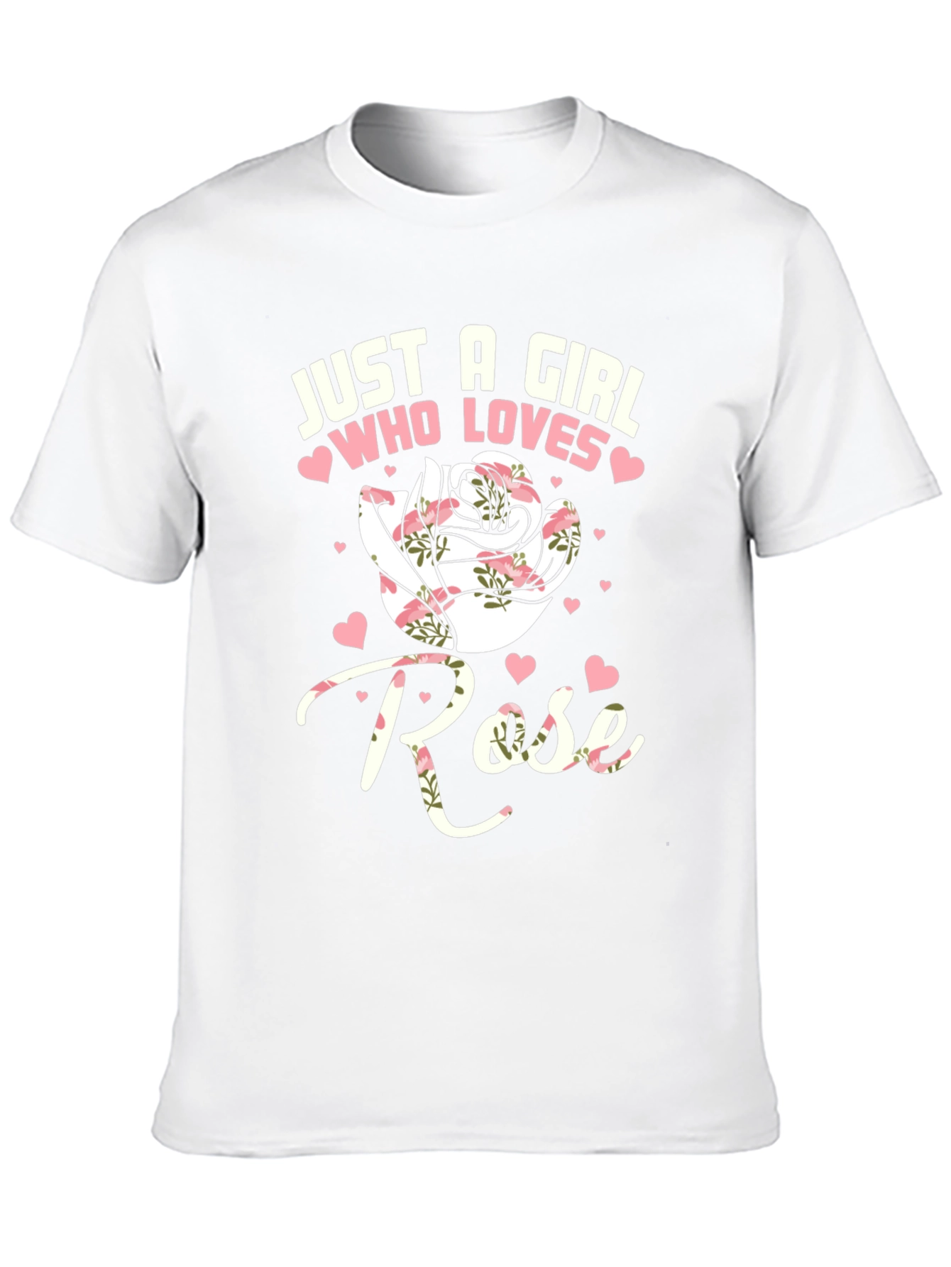 Just A Girl Who Loves Roses T-Shirt