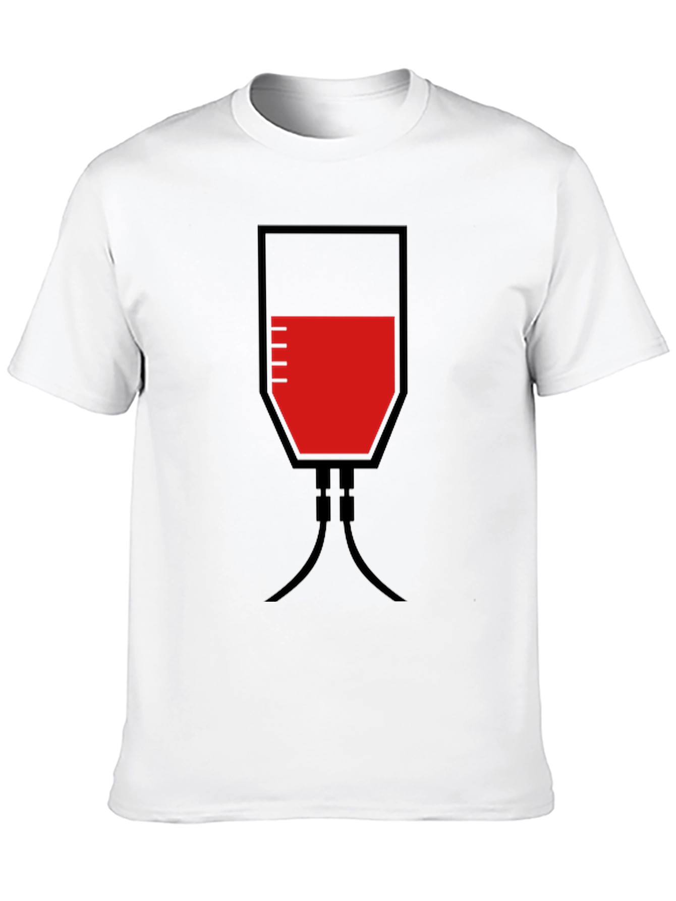 Blood Bag Graphic T-Shirt - Novelty Medical Tee