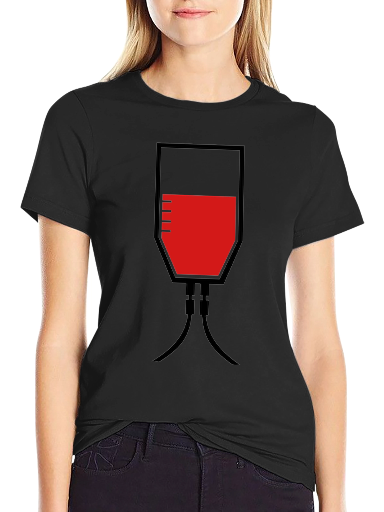 Blood Bag Graphic T-Shirt - Novelty Medical Tee