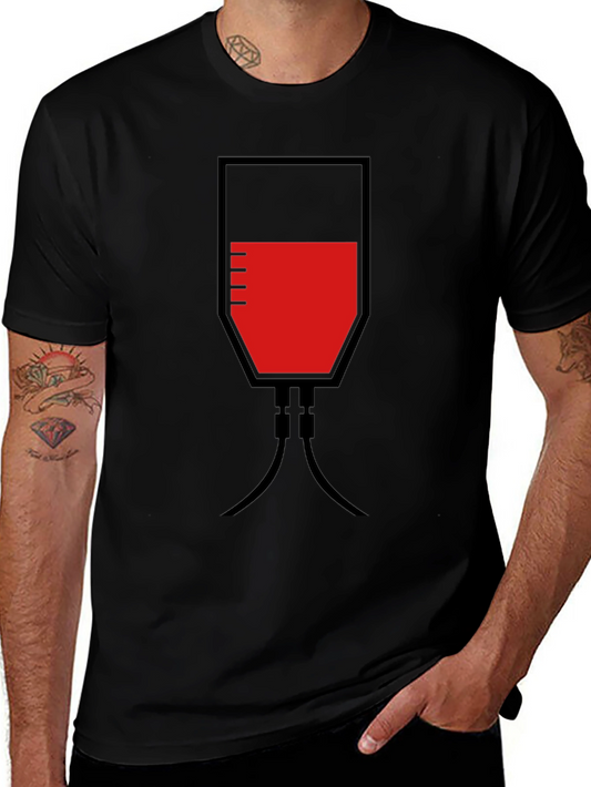 Blood Bag Graphic T-Shirt - Novelty Medical Tee