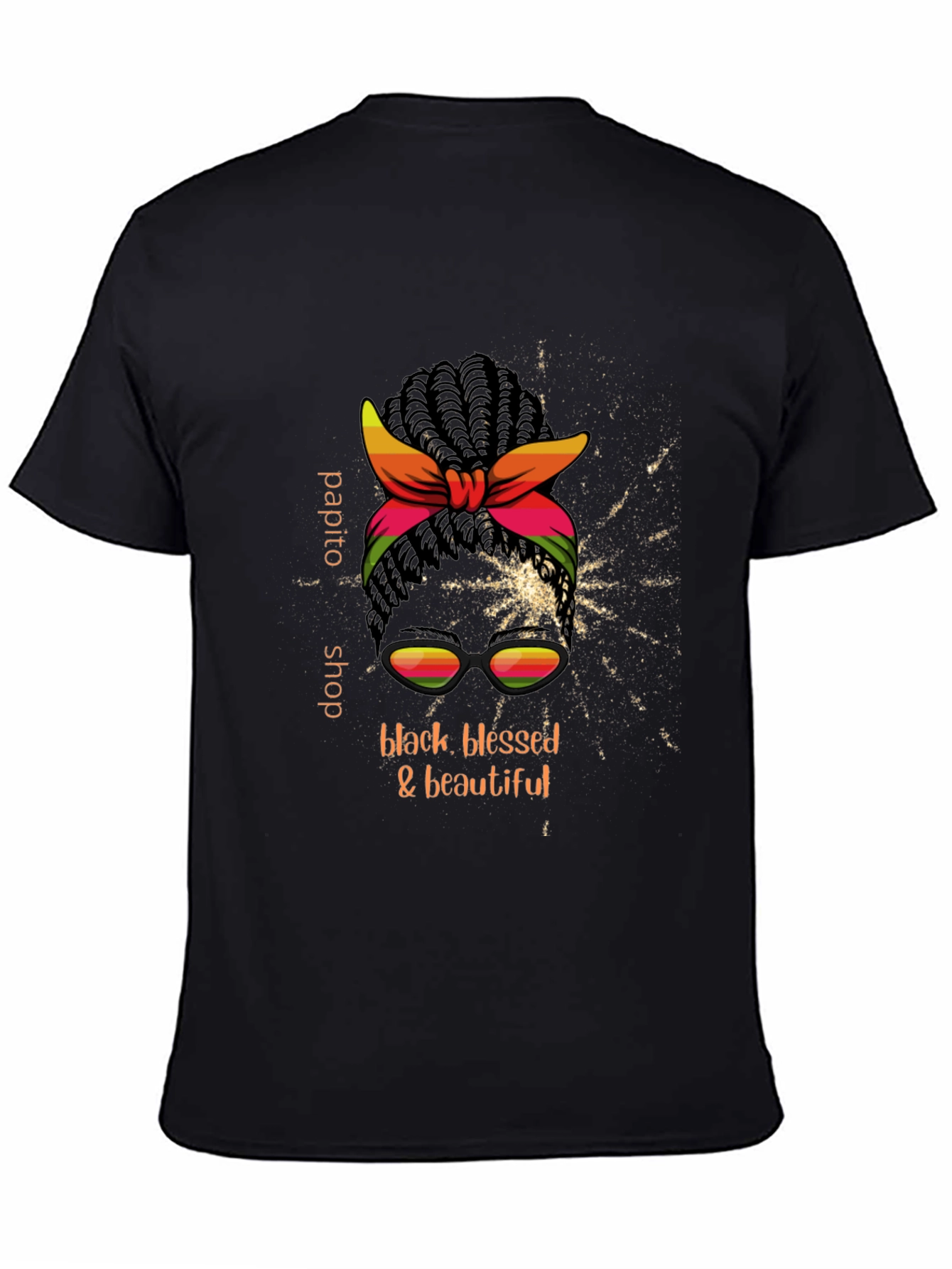 Black Blessed & Beautiful Graphic Tee